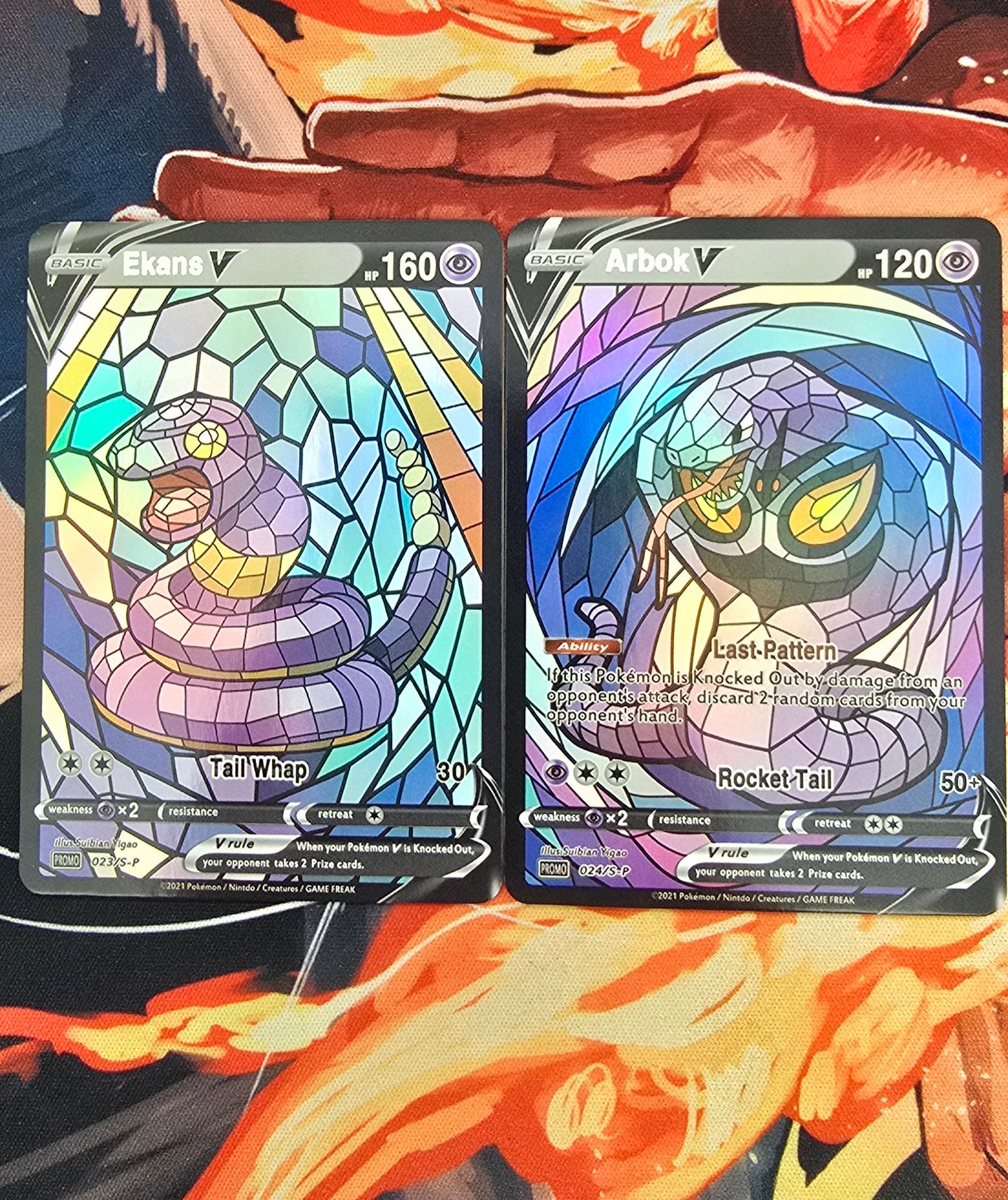 151 Pokemon Kanto Region Mosaic Style Custom Made Cards