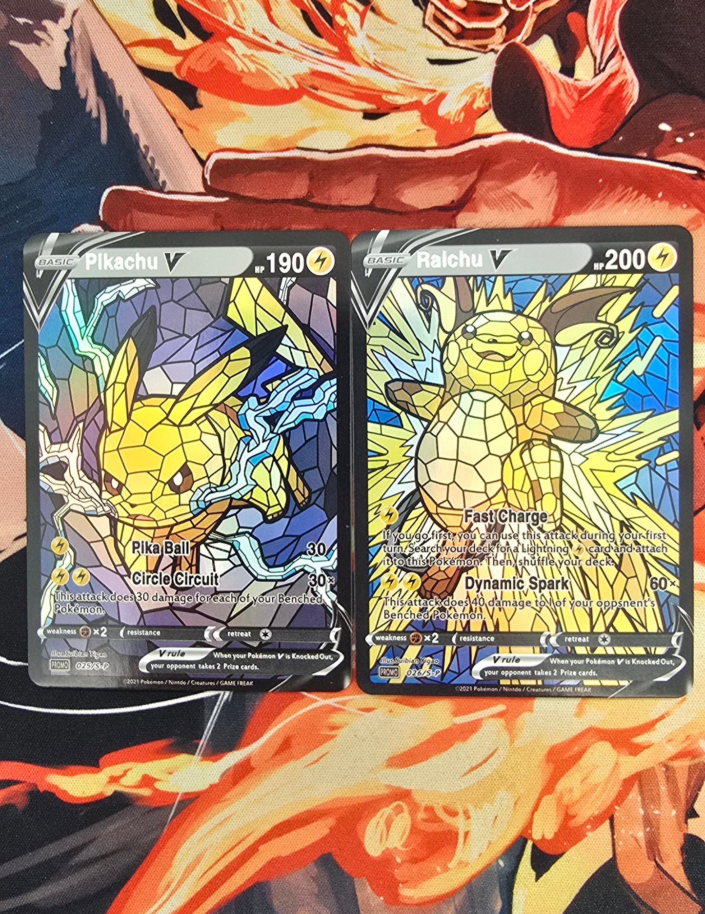 151 Pokemon Kanto Region Mosaic Style Custom Made Cards