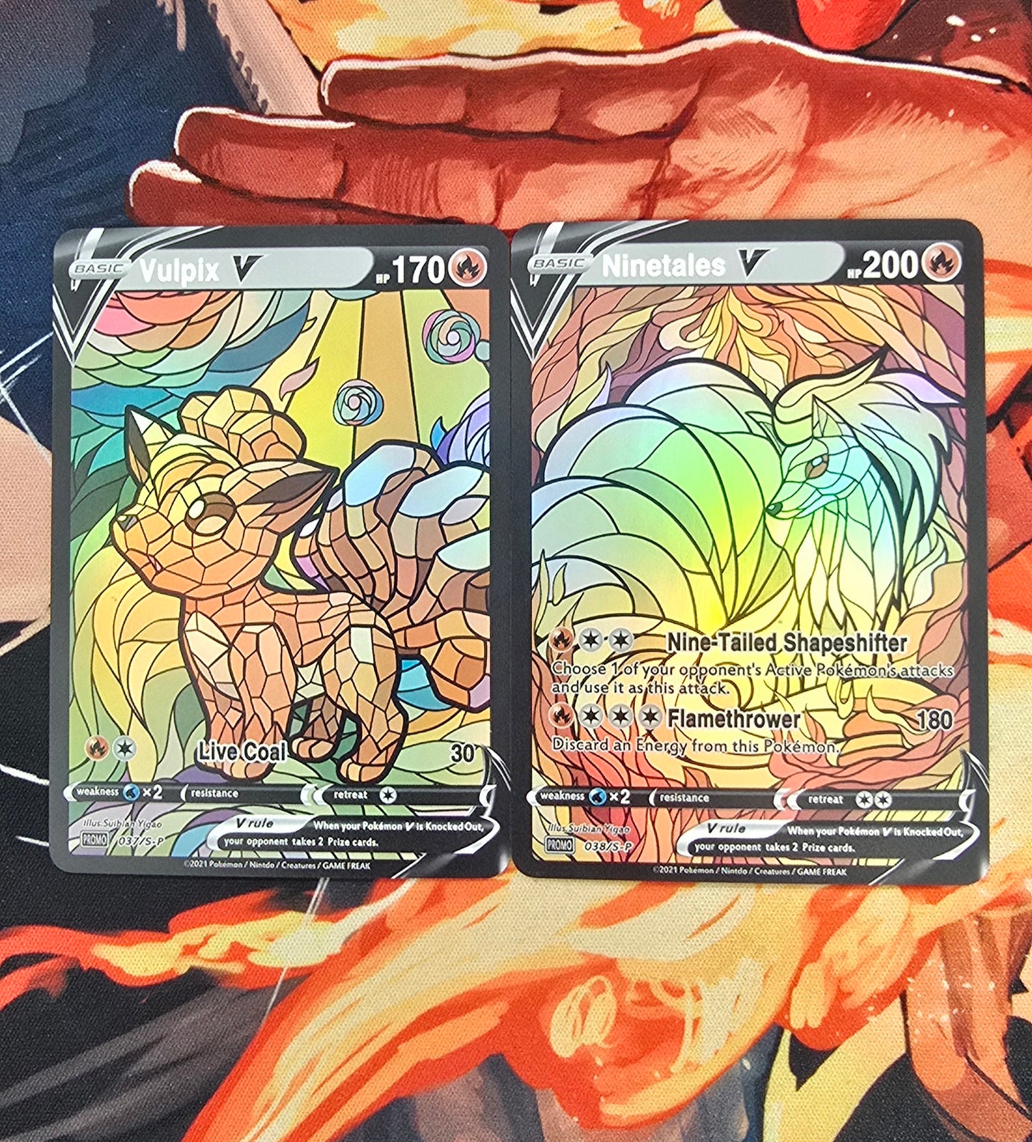 151 Pokemon Kanto Region Mosaic Style Custom Made Cards