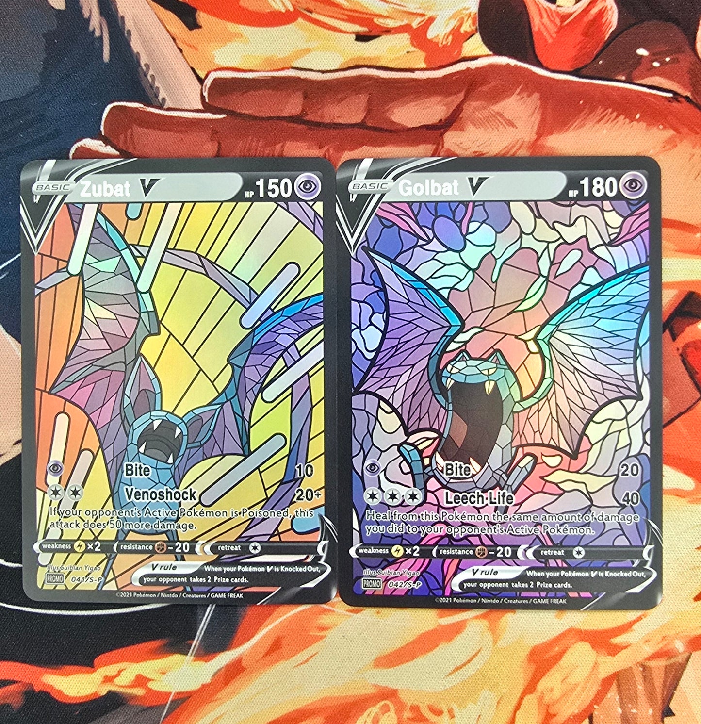 151 Pokemon Kanto Region Mosaic Style Custom Made Cards