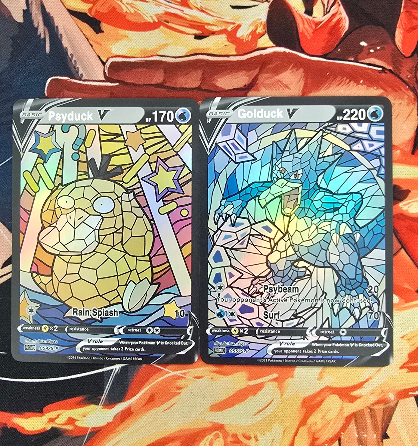 151 Pokemon Kanto Region Mosaic Style Custom Made Cards