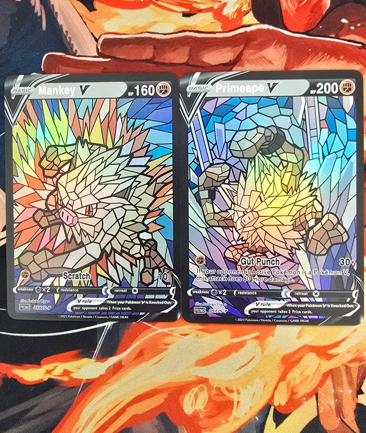 151 Pokemon Kanto Region Mosaic Style Custom Made Cards