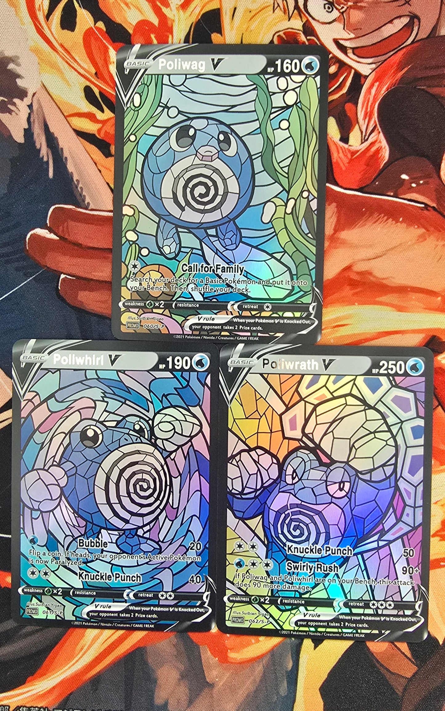 151 Pokemon Kanto Region Mosaic Style Custom Made Cards