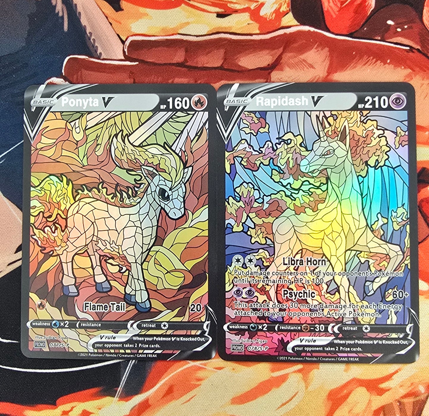 151 Pokemon Kanto Region Mosaic Style Custom Made Cards