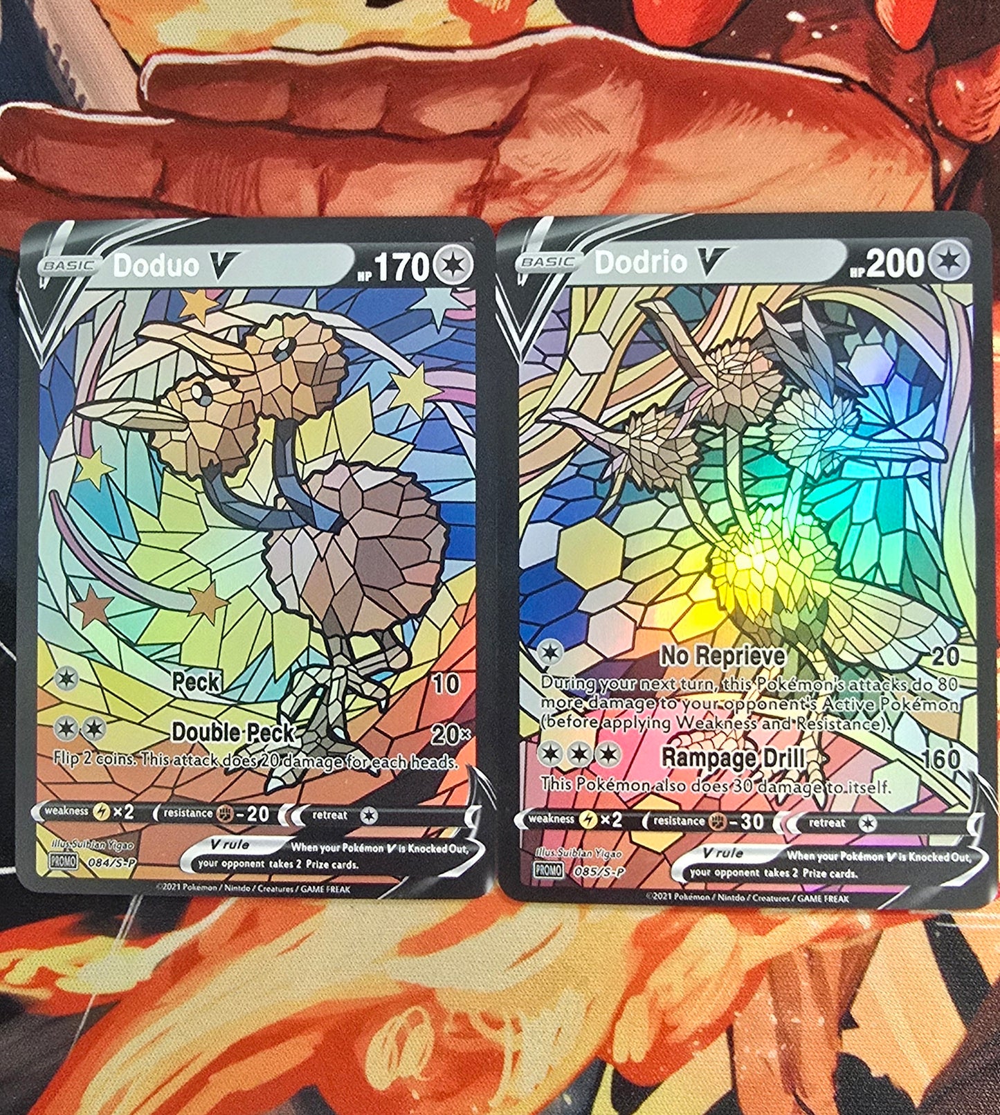 151 Pokemon Kanto Region Mosaic Style Custom Made Cards