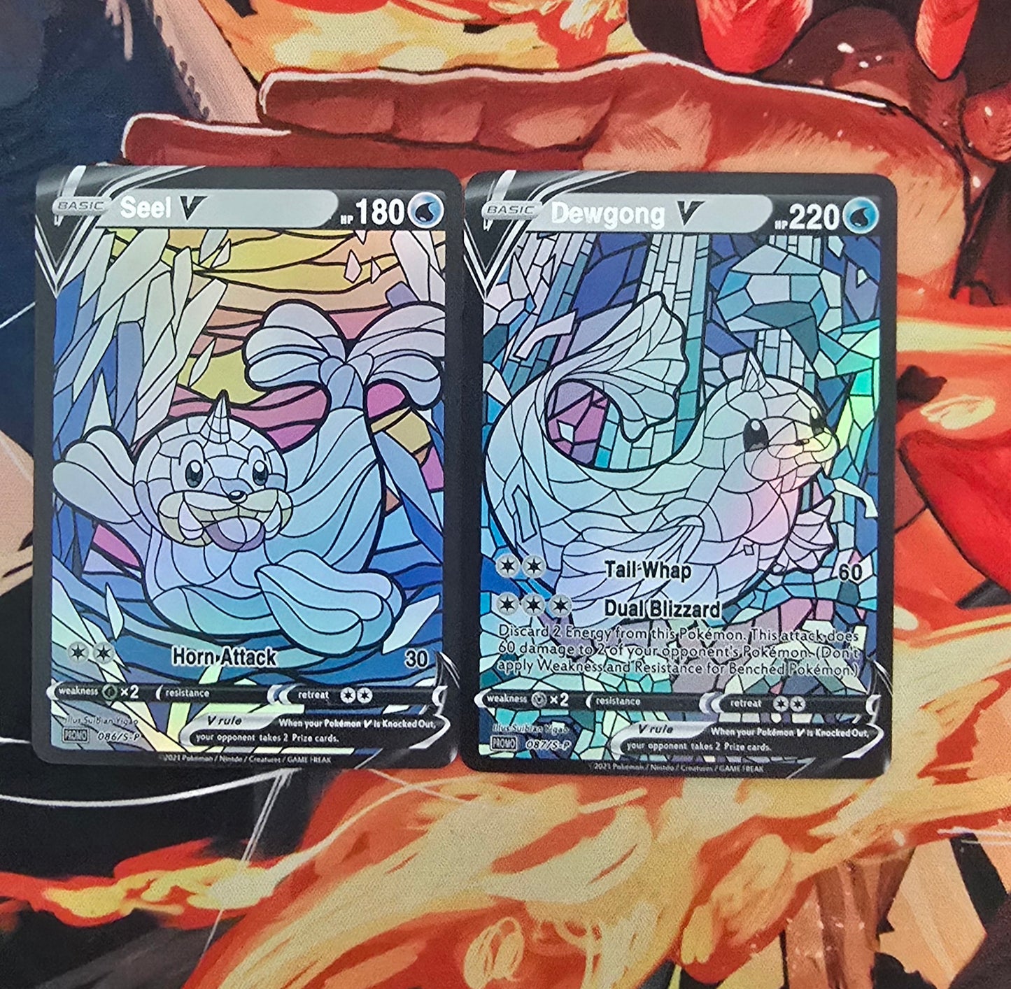 151 Pokemon Kanto Region Mosaic Style Custom Made Cards