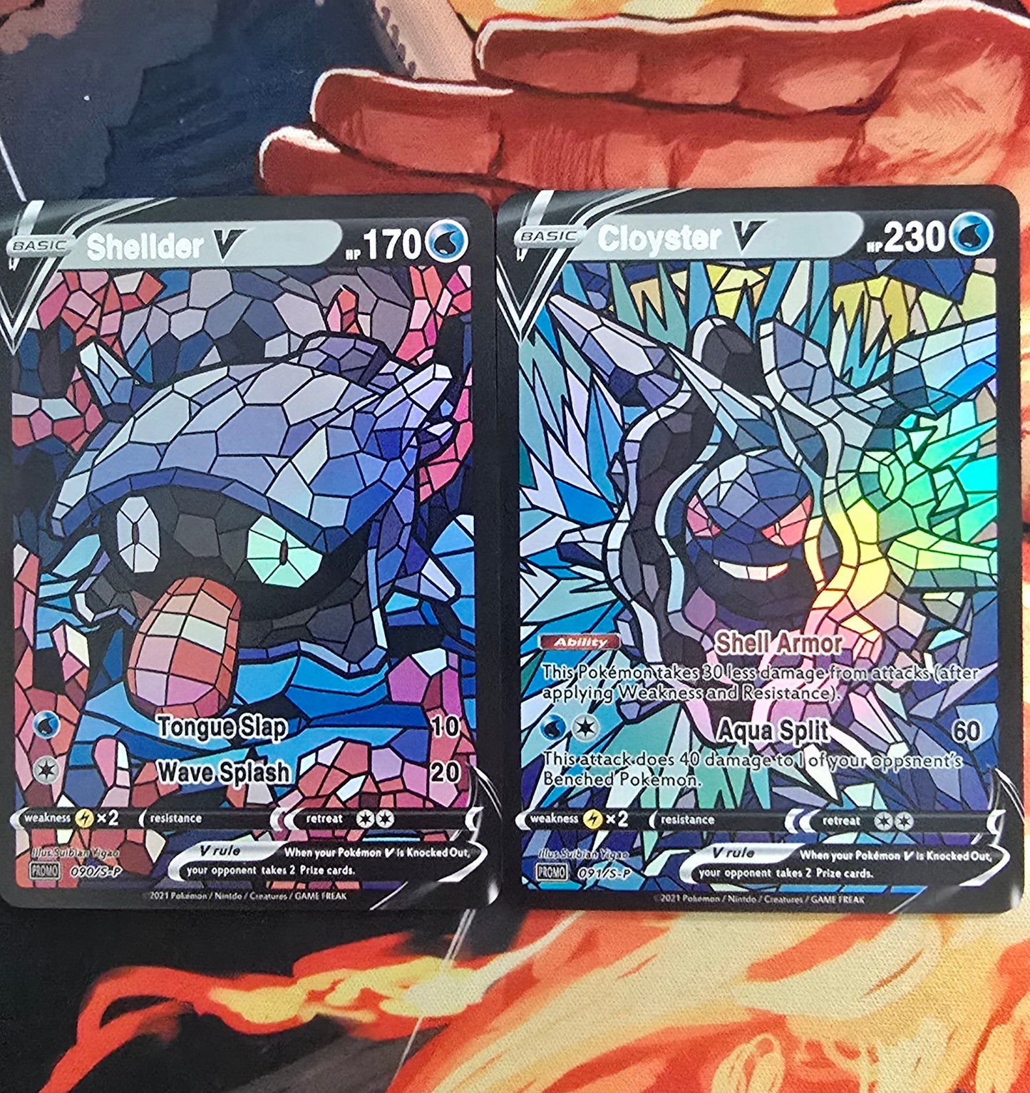 151 Pokemon Kanto Region Mosaic Style Custom Made Cards