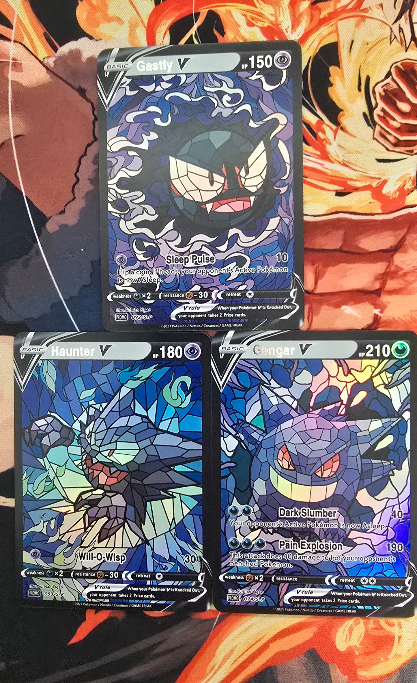 151 Pokemon Kanto Region Mosaic Style Custom Made Cards