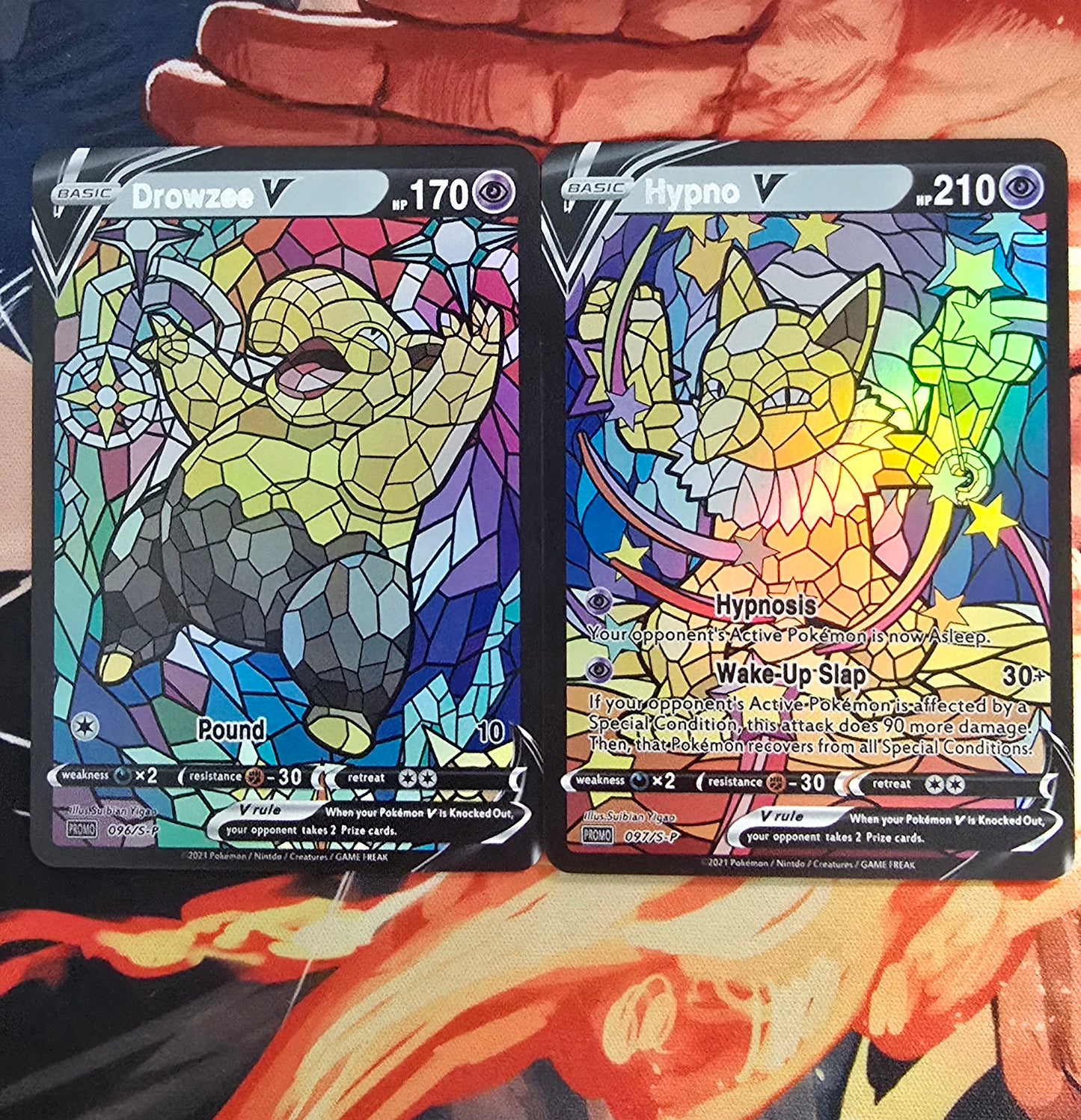 151 Pokemon Kanto Region Mosaic Style Custom Made Cards