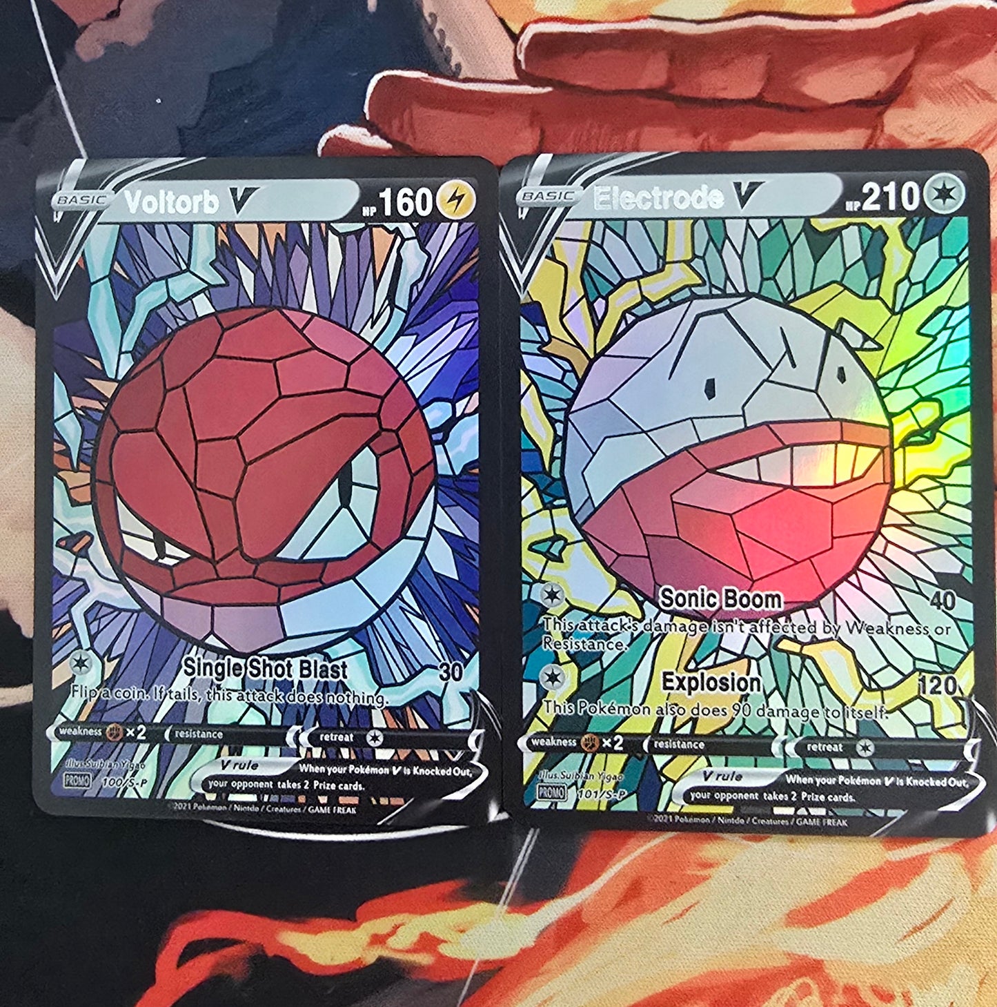 151 Pokemon Kanto Region Mosaic Style Custom Made Cards