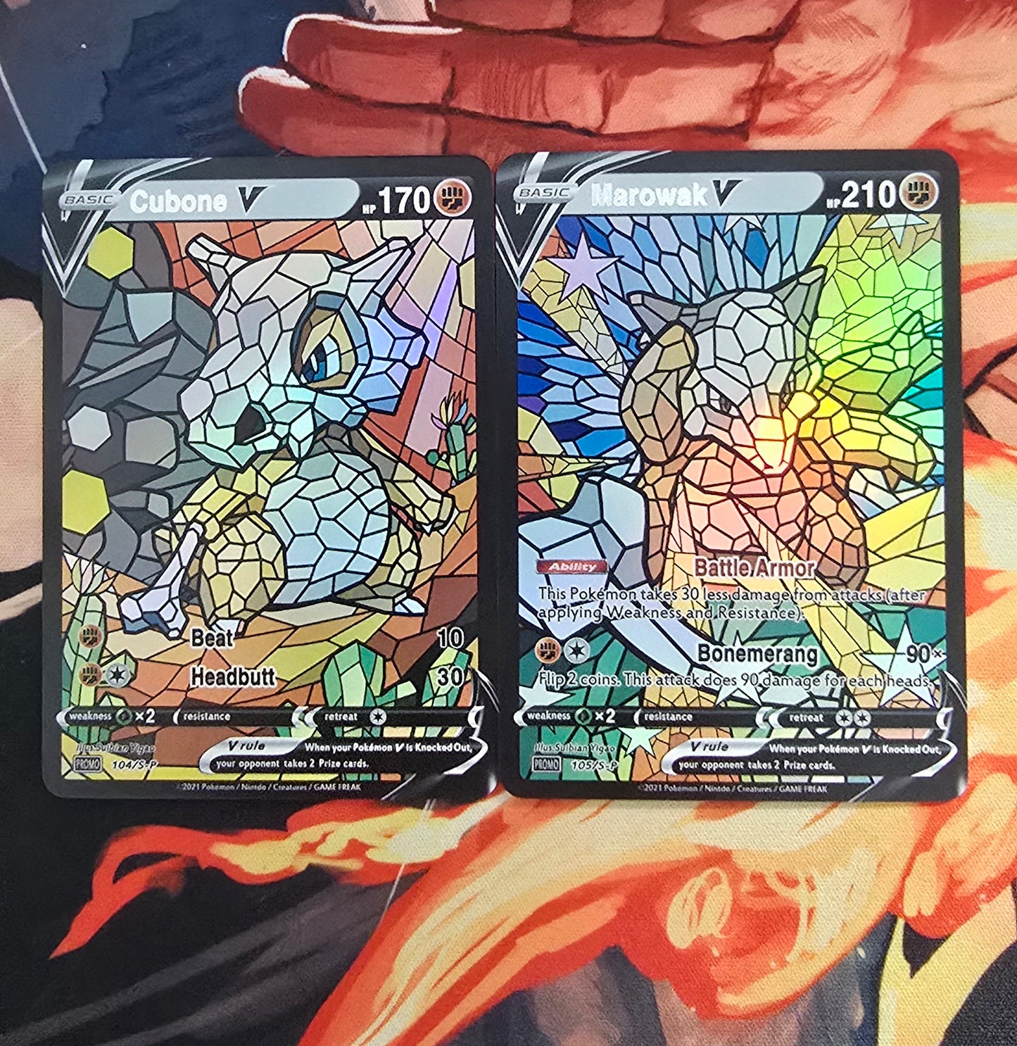 151 Pokemon Kanto Region Mosaic Style Custom Made Cards