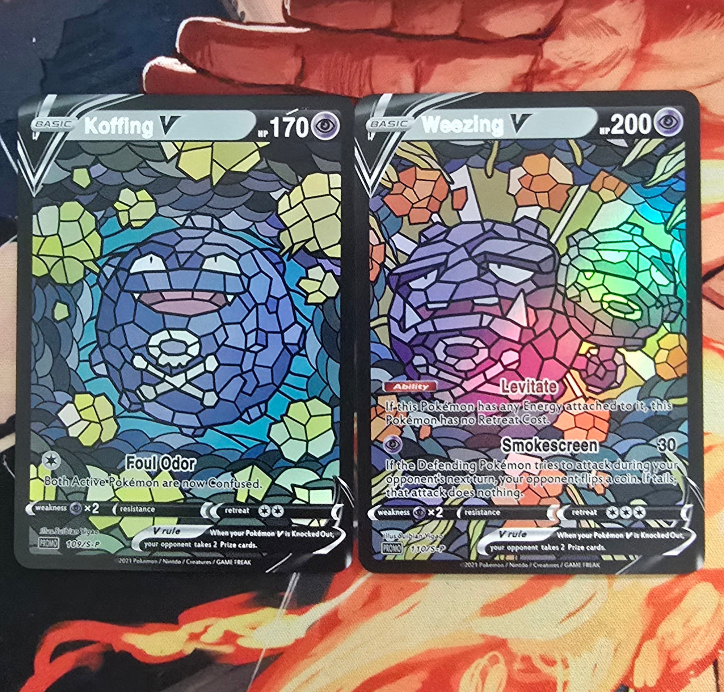 151 Pokemon Kanto Region Mosaic Style Custom Made Cards