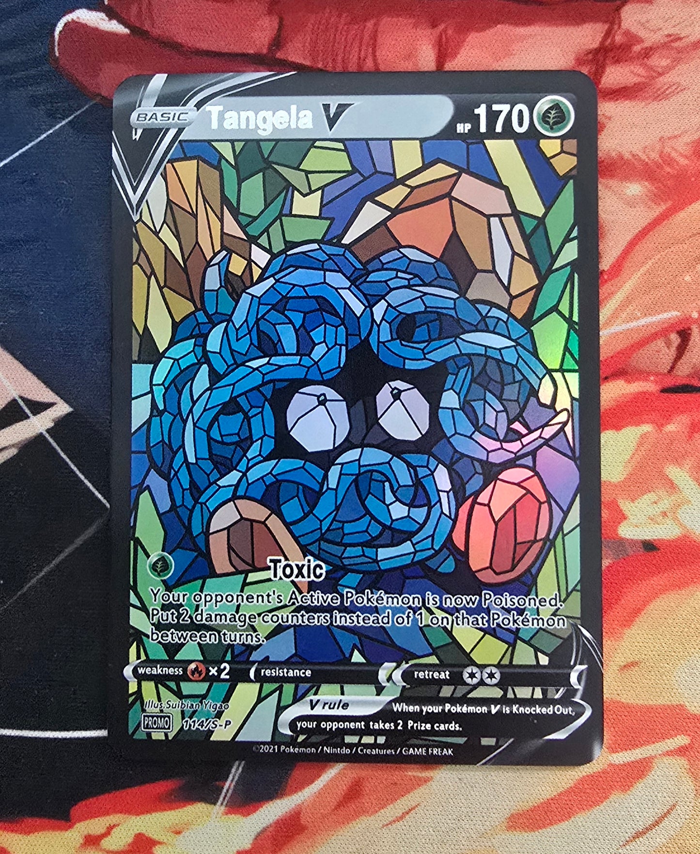 151 Pokemon Kanto Region Mosaic Style Custom Made Cards