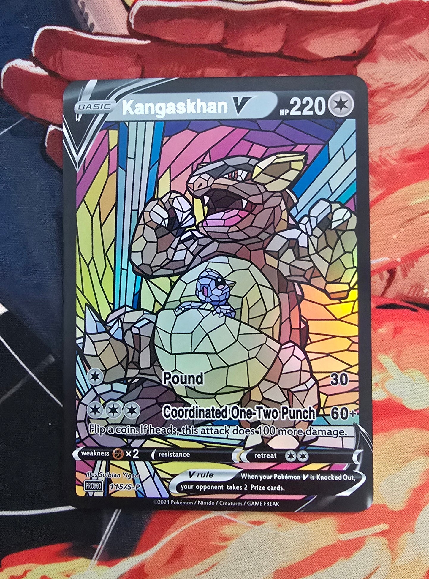 151 Pokemon Kanto Region Mosaic Style Custom Made Cards