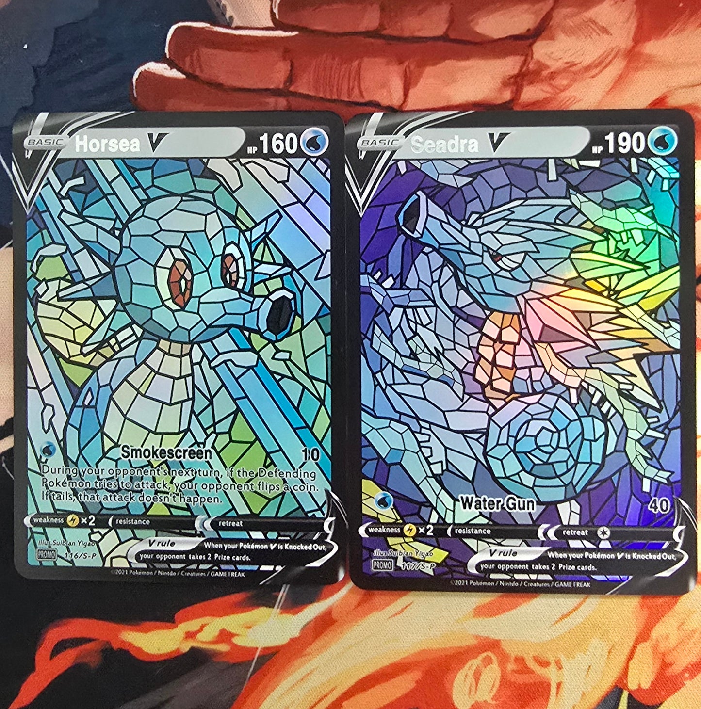 151 Pokemon Kanto Region Mosaic Style Custom Made Cards