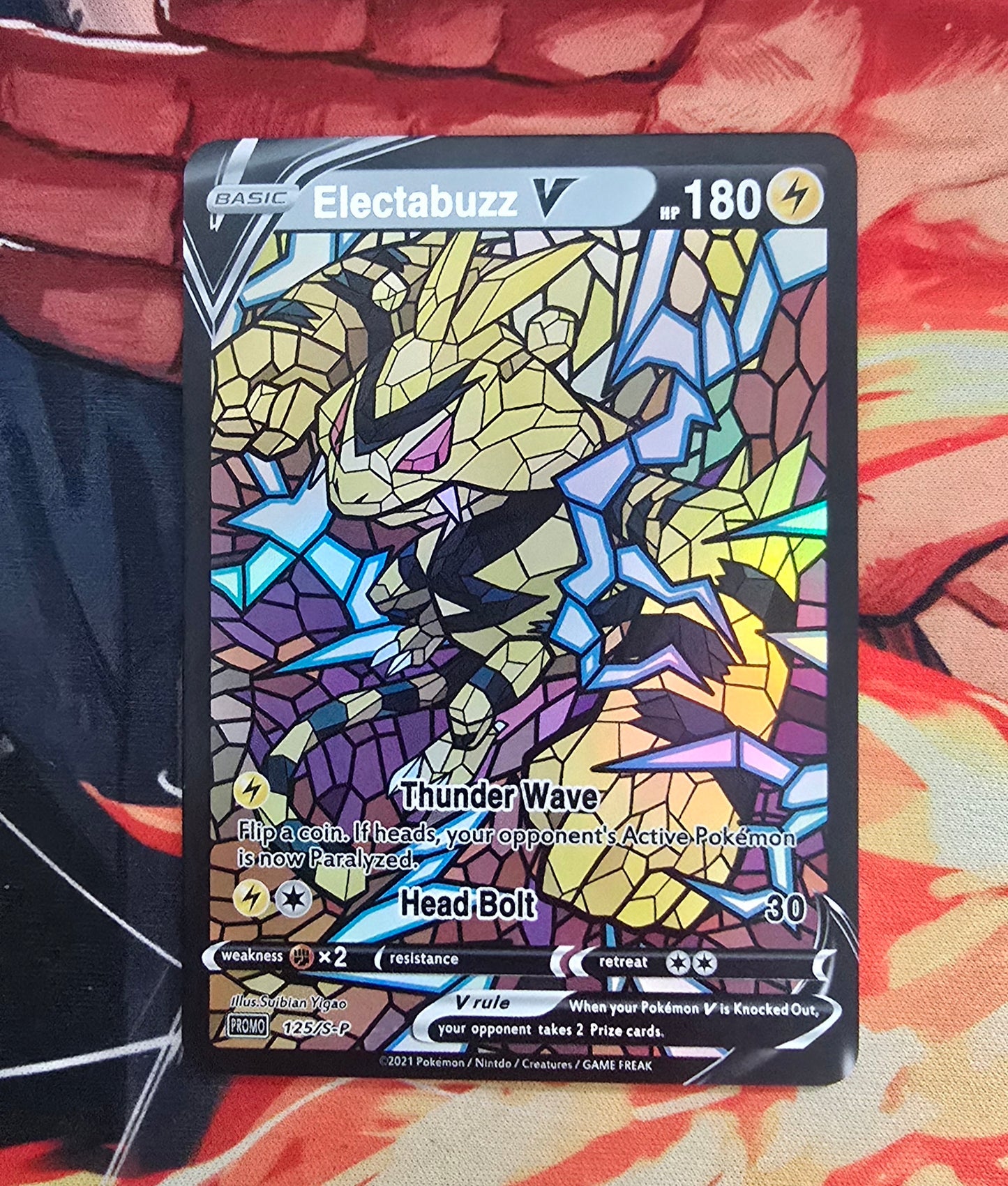 151 Pokemon Kanto Region Mosaic Style Custom Made Cards