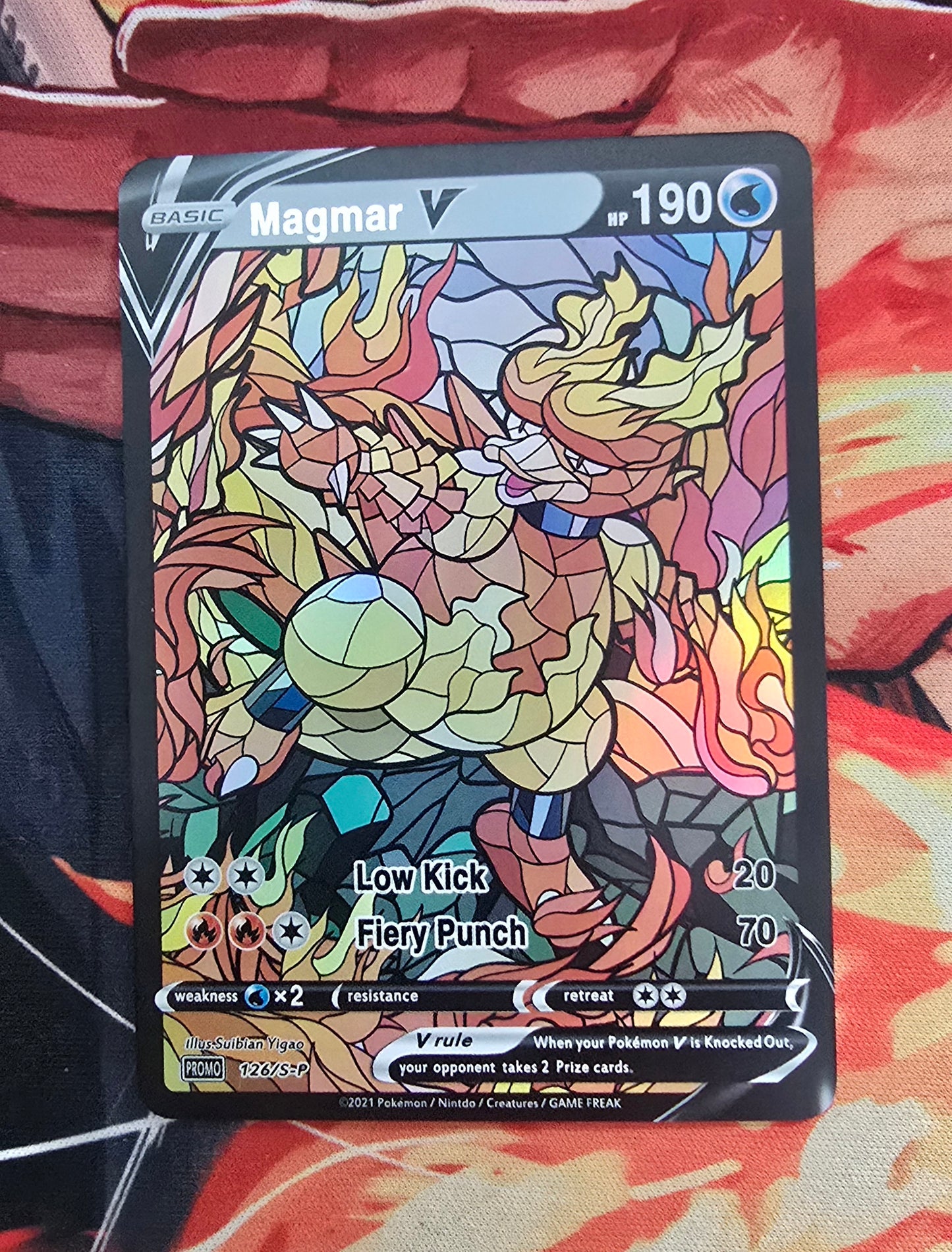151 Pokemon Kanto Region Mosaic Style Custom Made Cards