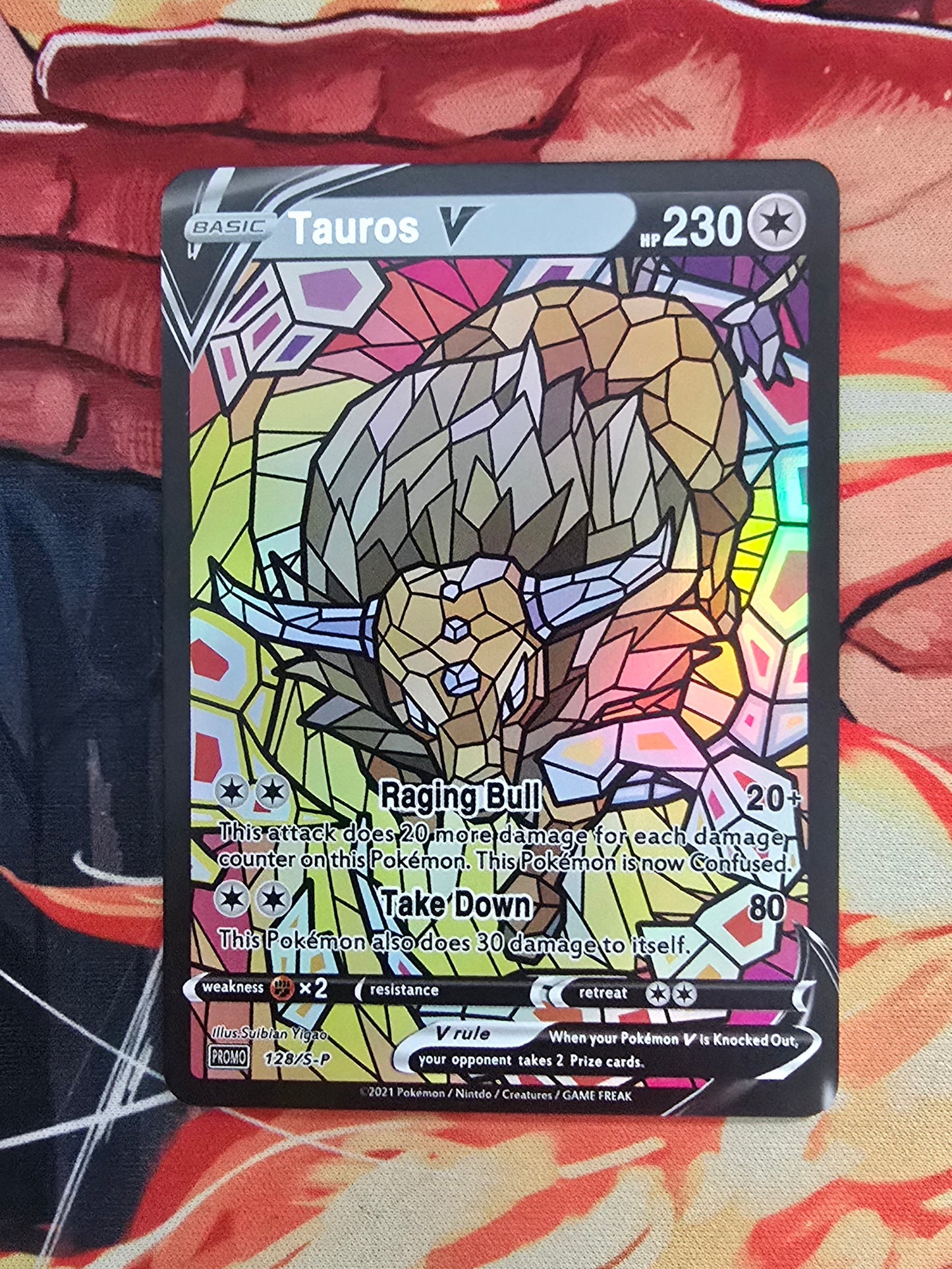 151 Pokemon Kanto Region Mosaic Style Custom Made Cards