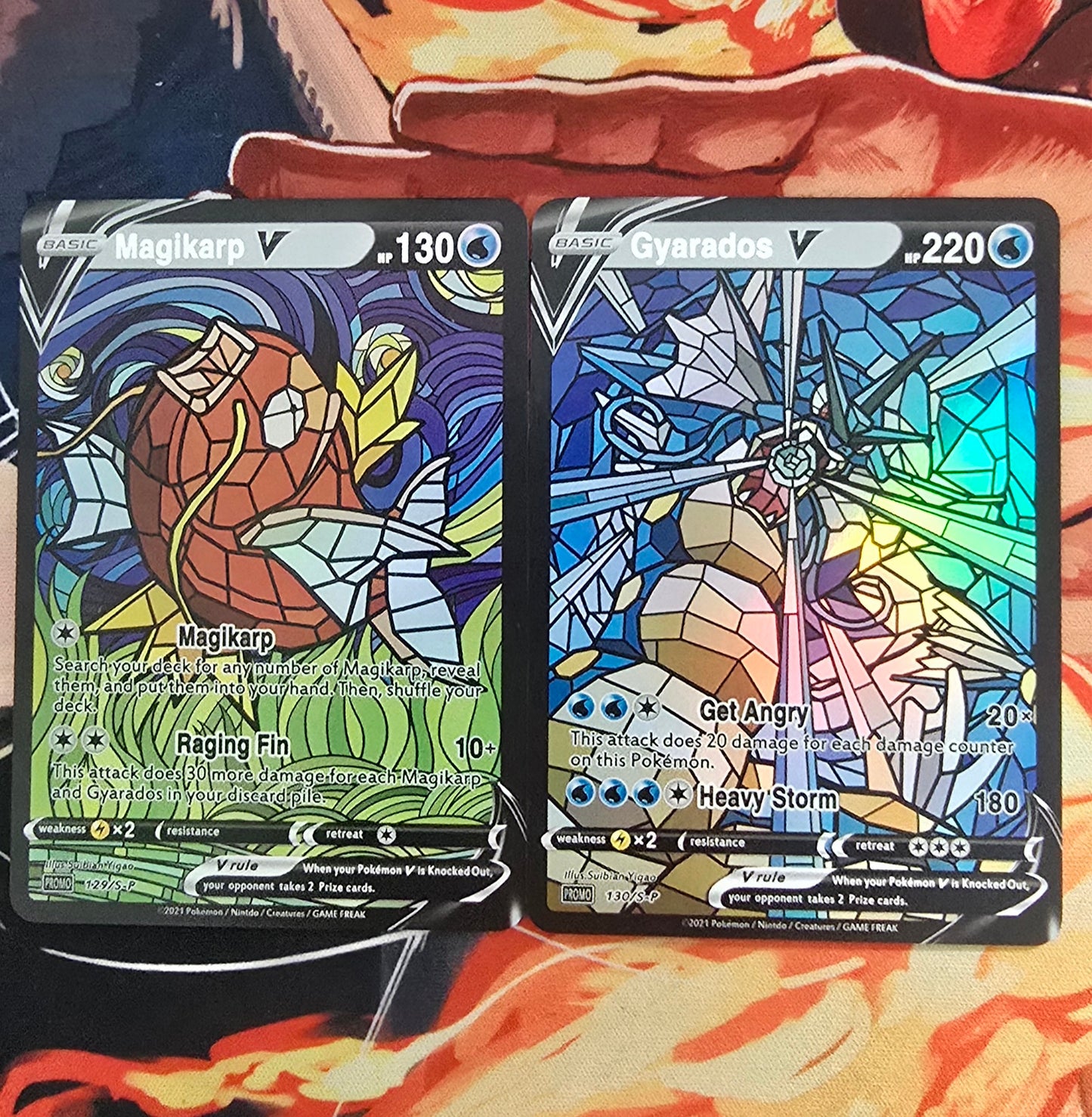 151 Pokemon Kanto Region Mosaic Style Custom Made Cards