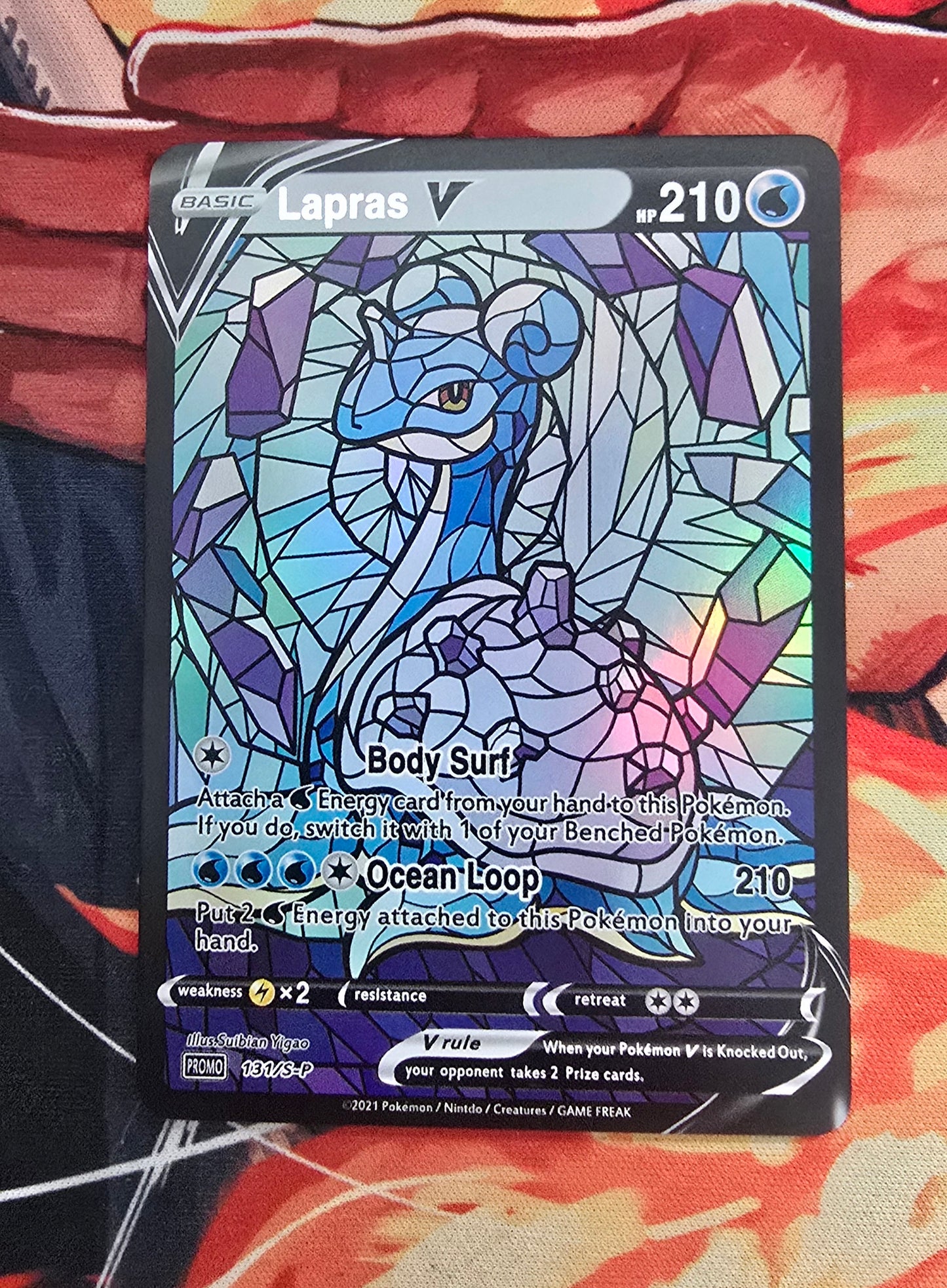 151 Pokemon Kanto Region Mosaic Style Custom Made Cards