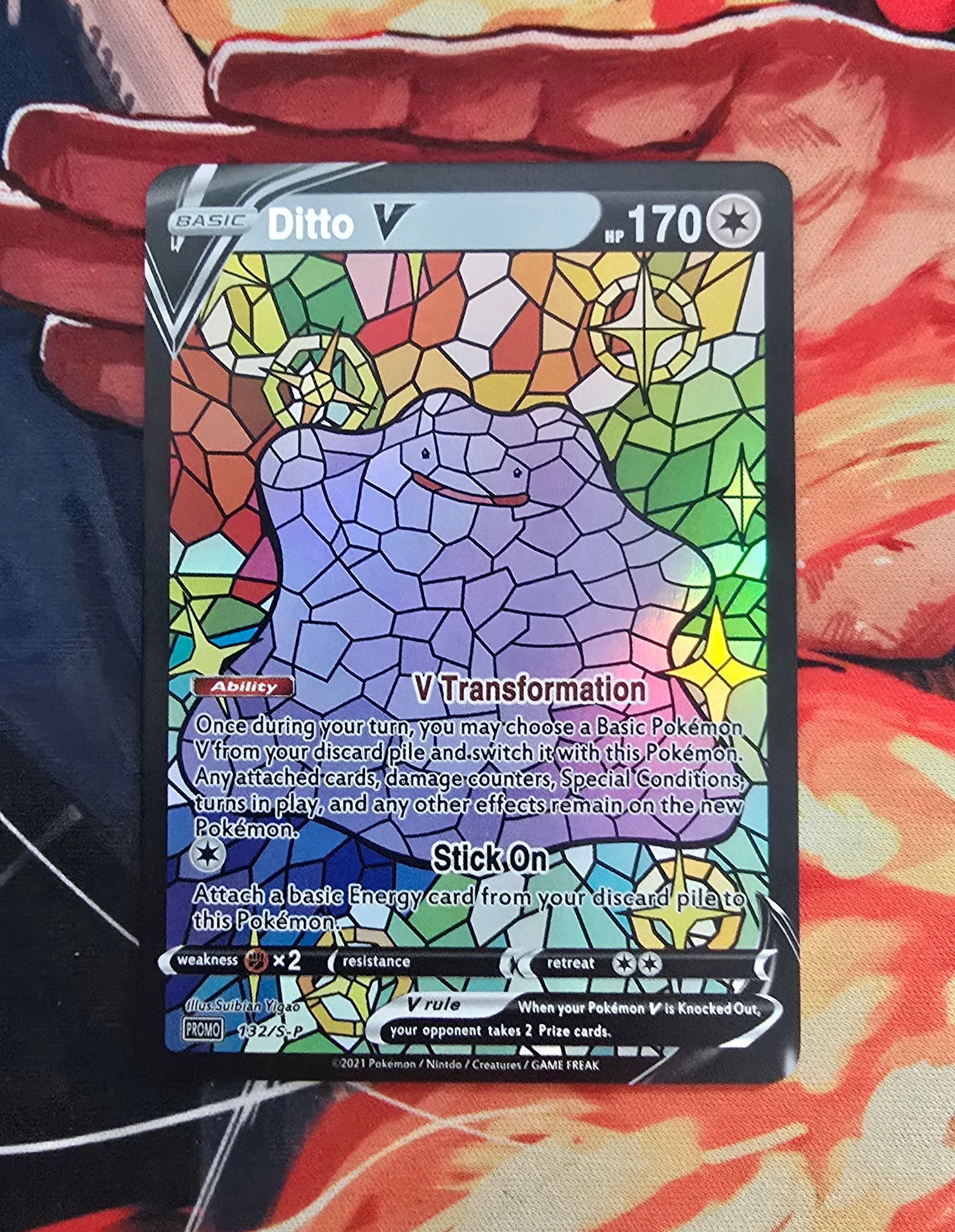151 Pokemon Kanto Region Mosaic Style Custom Made Cards