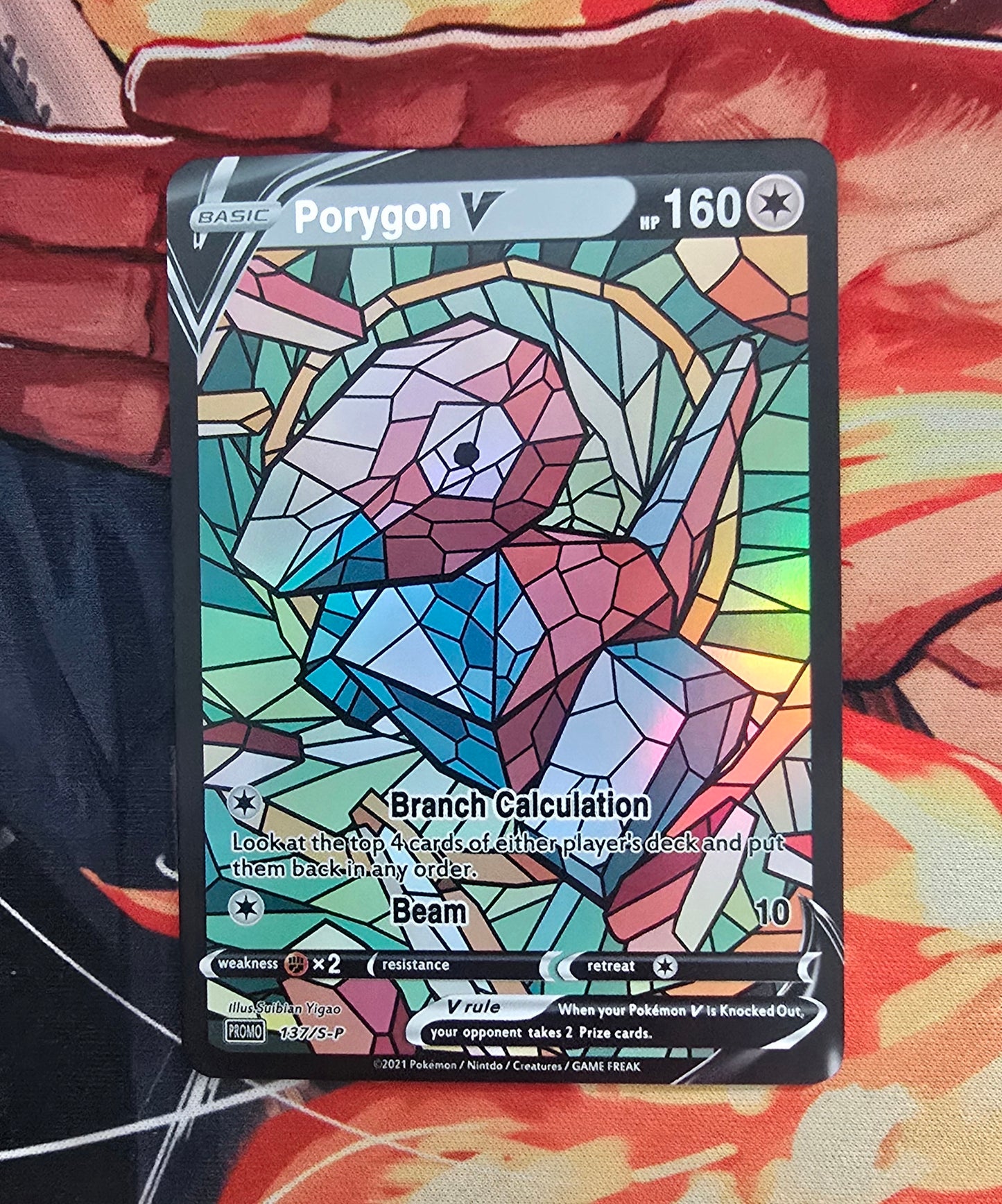151 Pokemon Kanto Region Mosaic Style Custom Made Cards