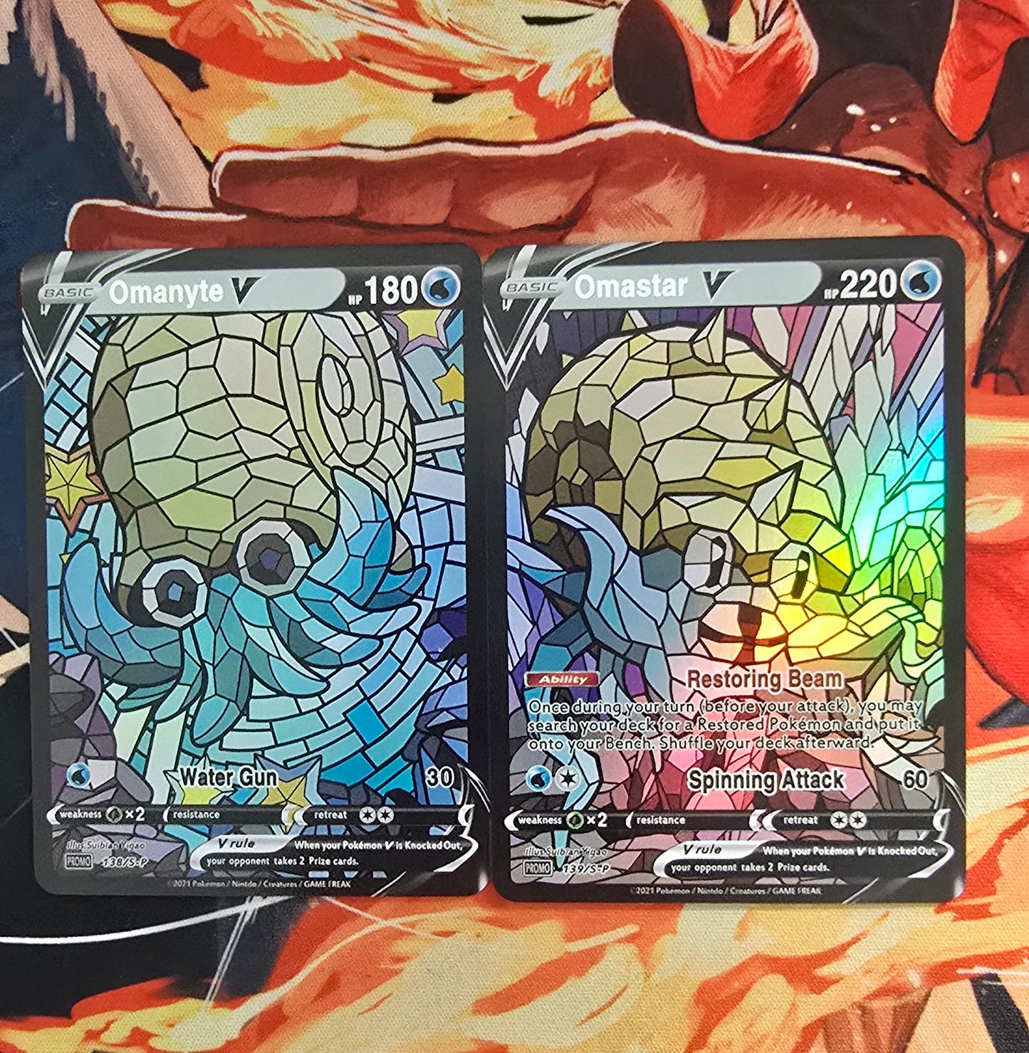 151 Pokemon Kanto Region Mosaic Style Custom Made Cards