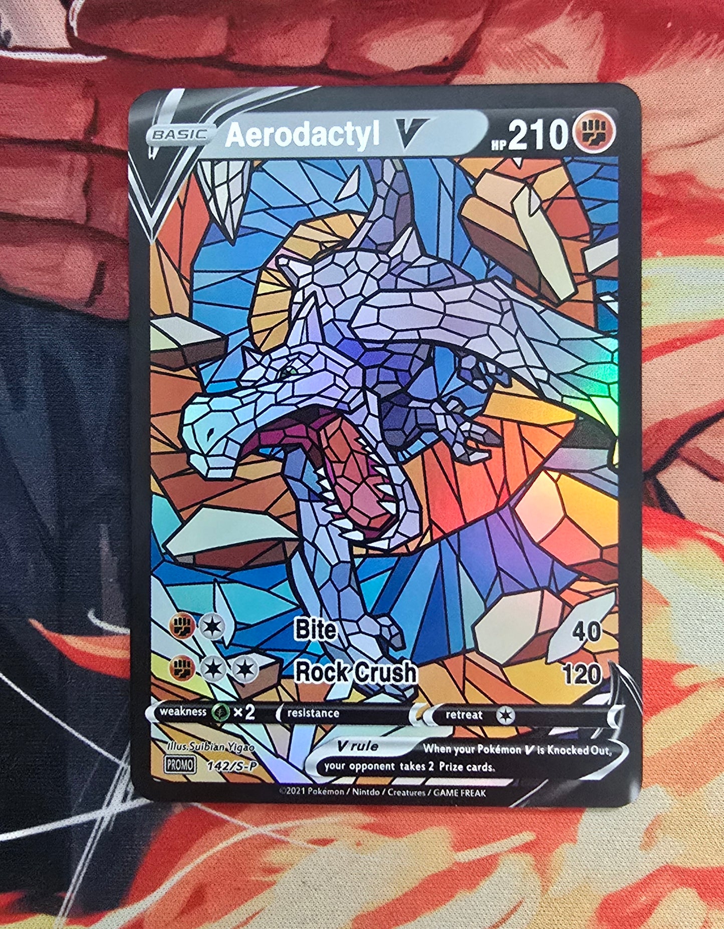 151 Pokemon Kanto Region Mosaic Style Custom Made Cards