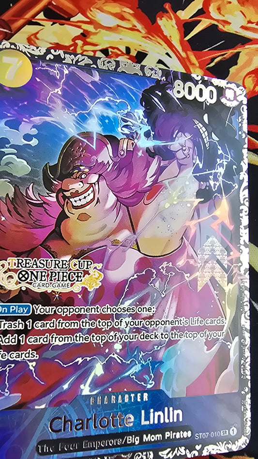 Charlotte Linlin (Big Mum) ST07-010 Top Prize Flagship TCG Textured Premium Promo OP English One Piece Proxy