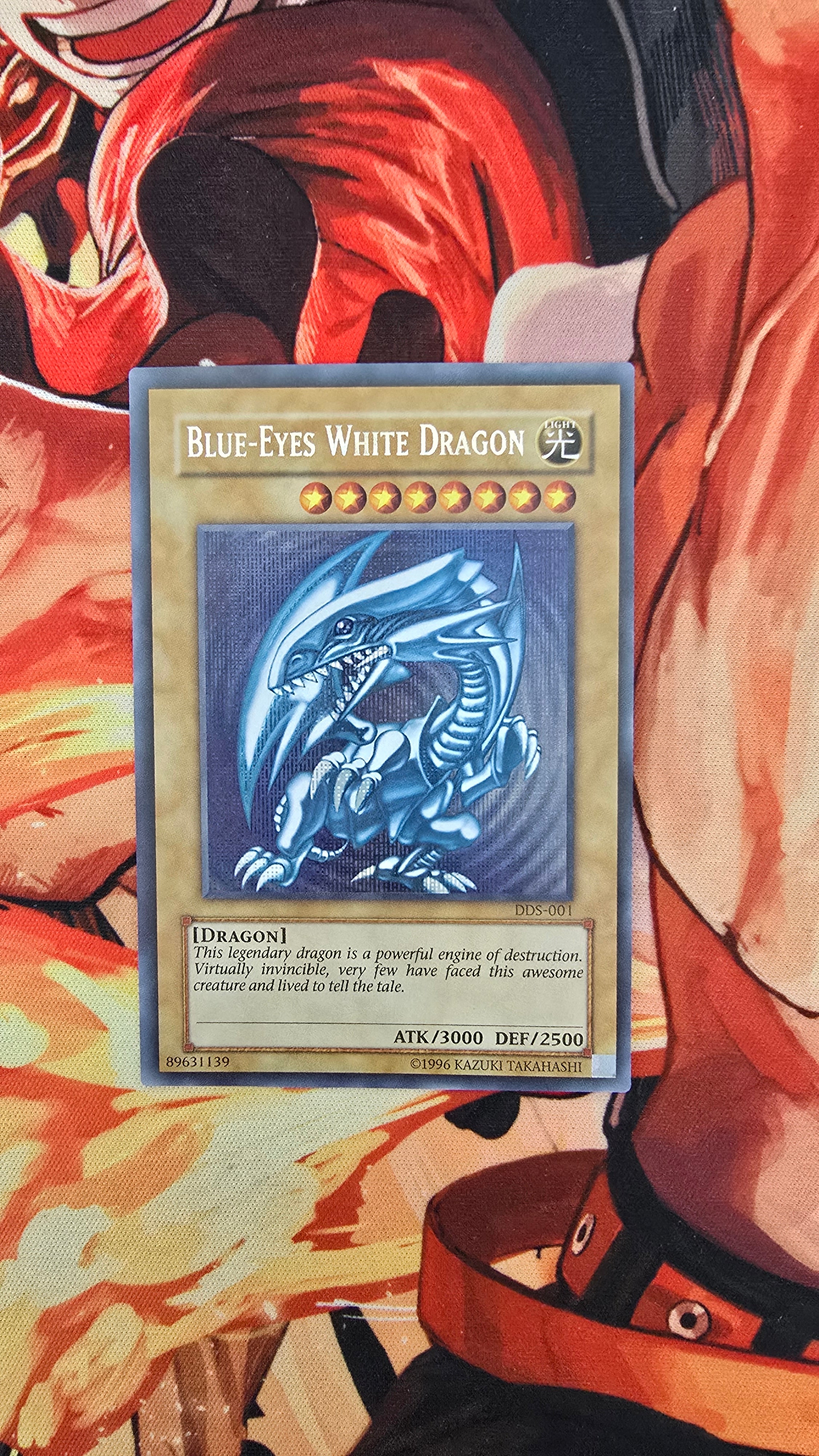 Blue Eyes White Dragon DDS-001 Holo Secret Rare Promo Yugioh TCG