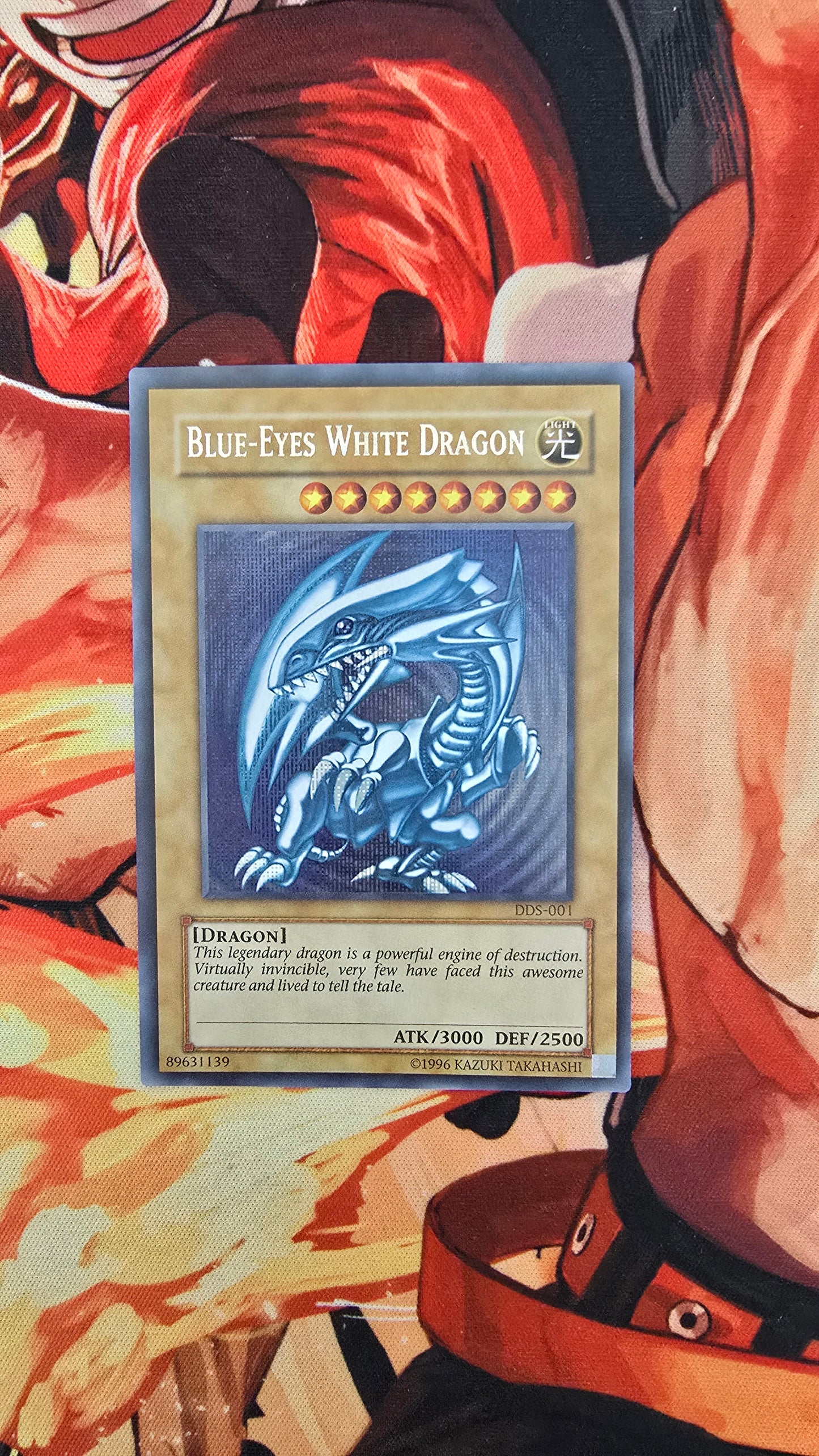 Blue Eyes White Dragon DDS-001 Holo Secret Rare Promo Yugioh TCG Proxy Card