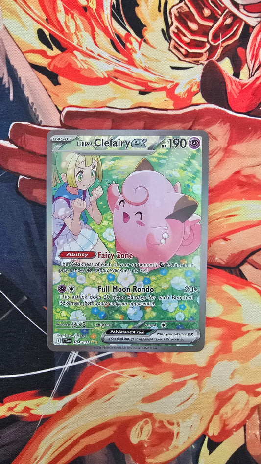 Custom Made Lillie’s Clefairy EX 184/159 SIR Journey Together Pokemon Card Proxy