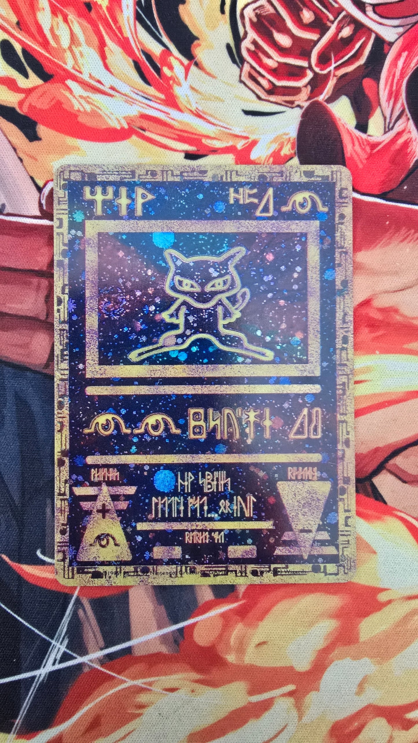 Custom Made Ancient Mew Mewtwo Strikes Back Promo Holo Japanese Pokemon Card TCG Proxy Card
