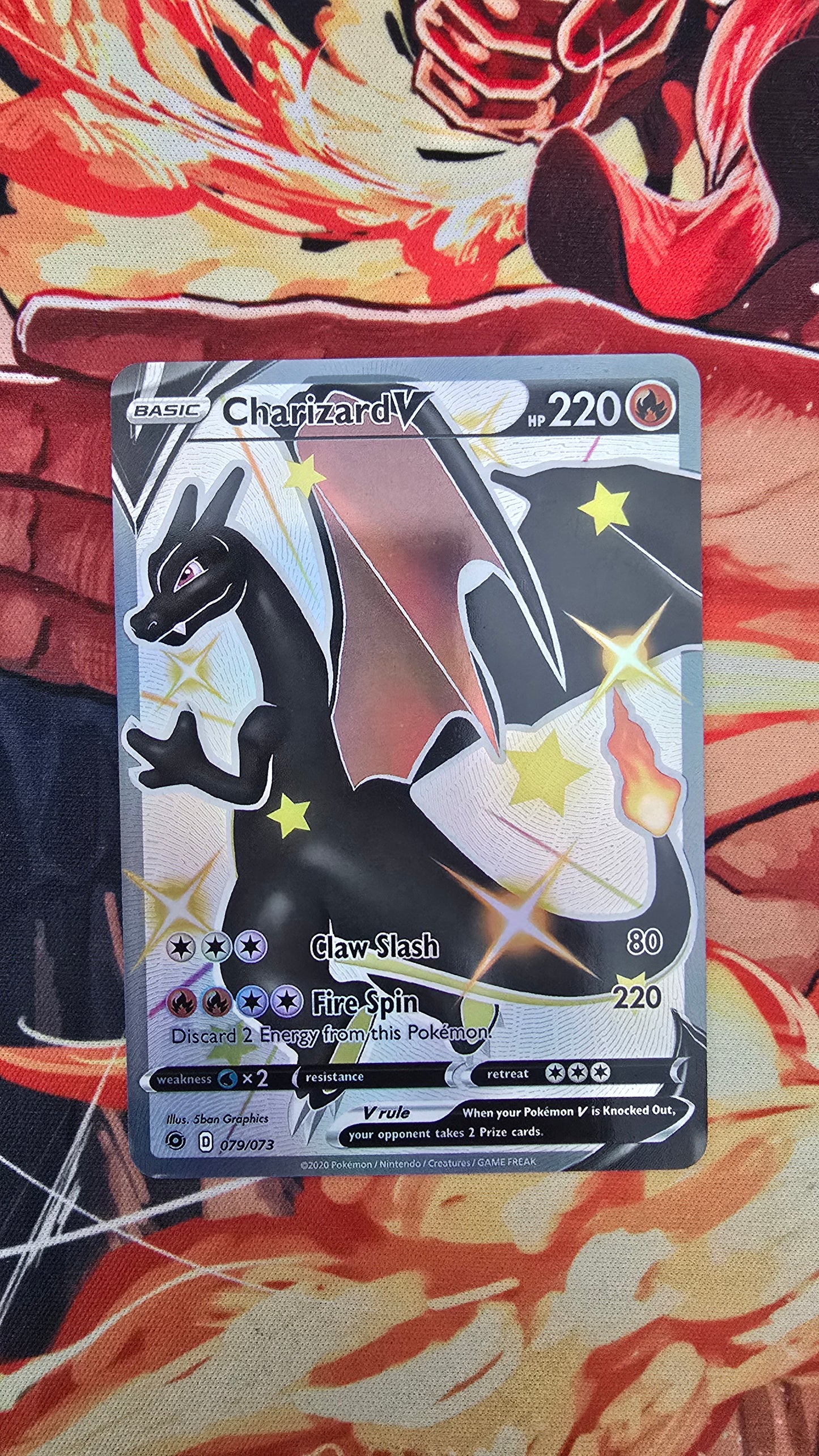 Custom Made Charizard V 079/073 Champions Path Secret Rare Alt Art FA Pokemon Proxy Card TCG