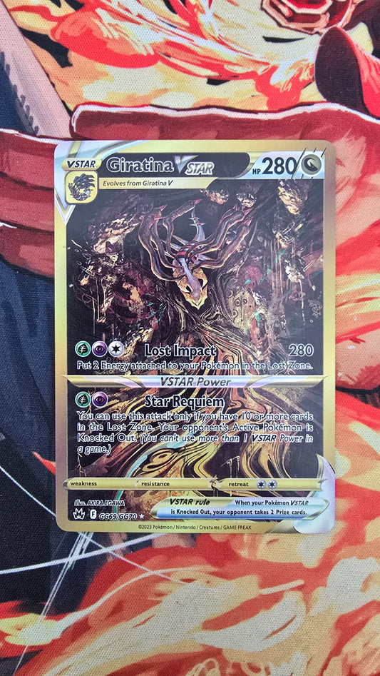 Custom Made Giratina VSTAR GG69&nbsp;Sword &amp; Shield Crown Zenith Secret Rare Pokemon TCG