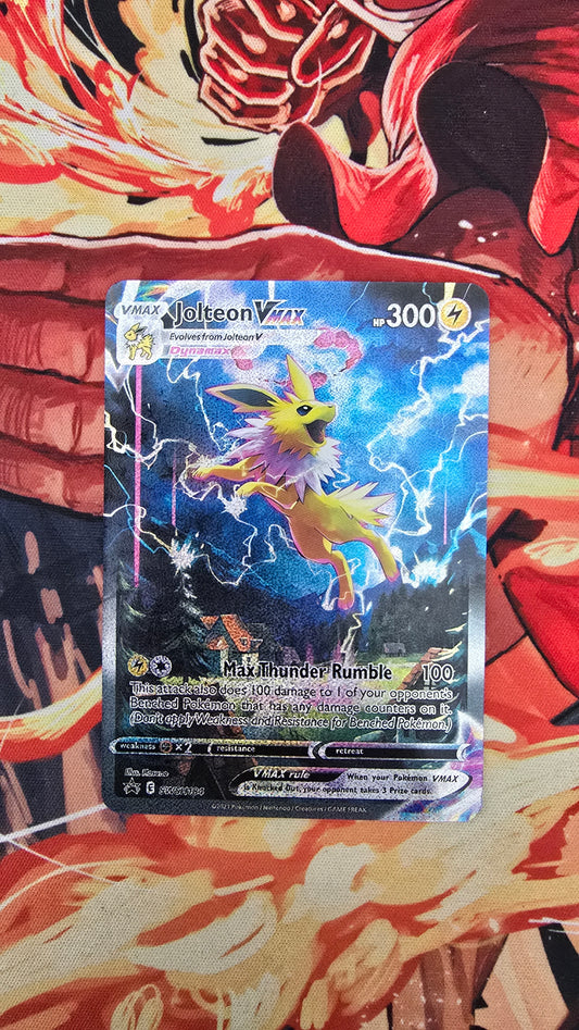 Custom Made Jolteon VMAX SWSH184 Sword & Shield Black Star Promo Cards Holo Pokemon TCG Proxy card