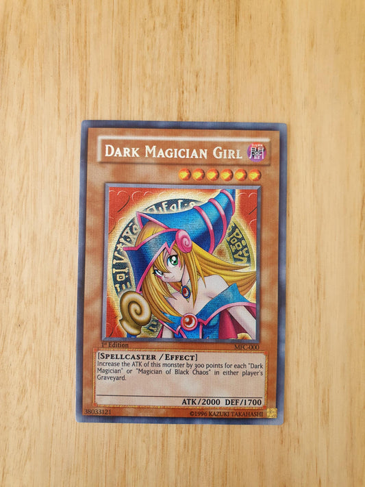 Dark Magician Girl MFC-000 Magician's Force 1st Edition Yugioh Card Game Promo TCG Textured Premium Proxy Card