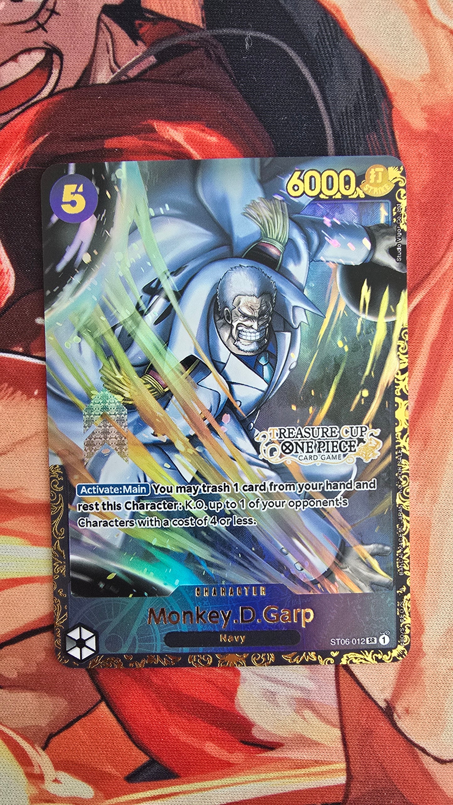 Monkey D Garp ST06-012 Top Prize Flagship TCG Textured Premium Promo OP English One Piece Proxy