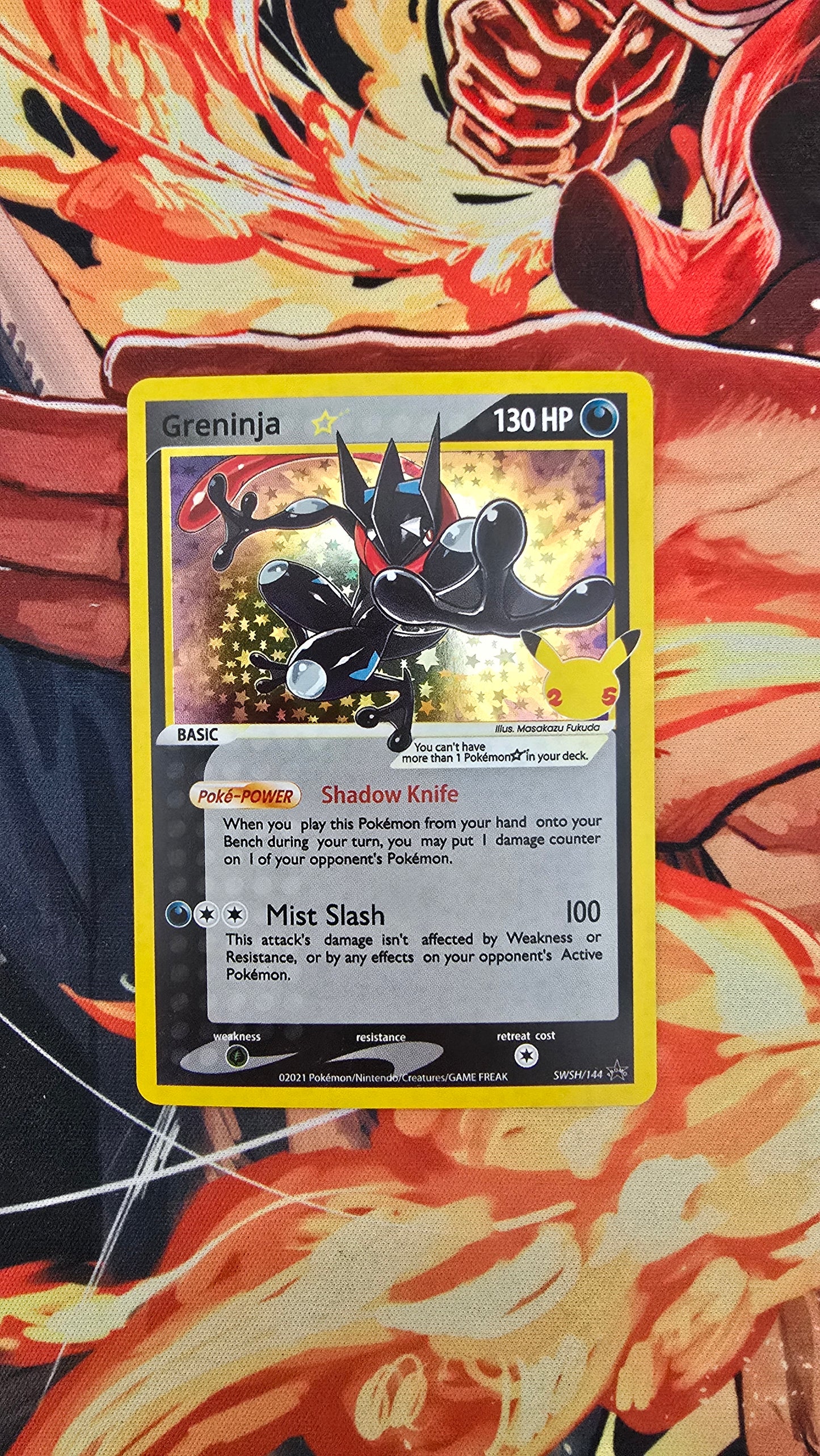 Pokemon Gold Star Proxy Card