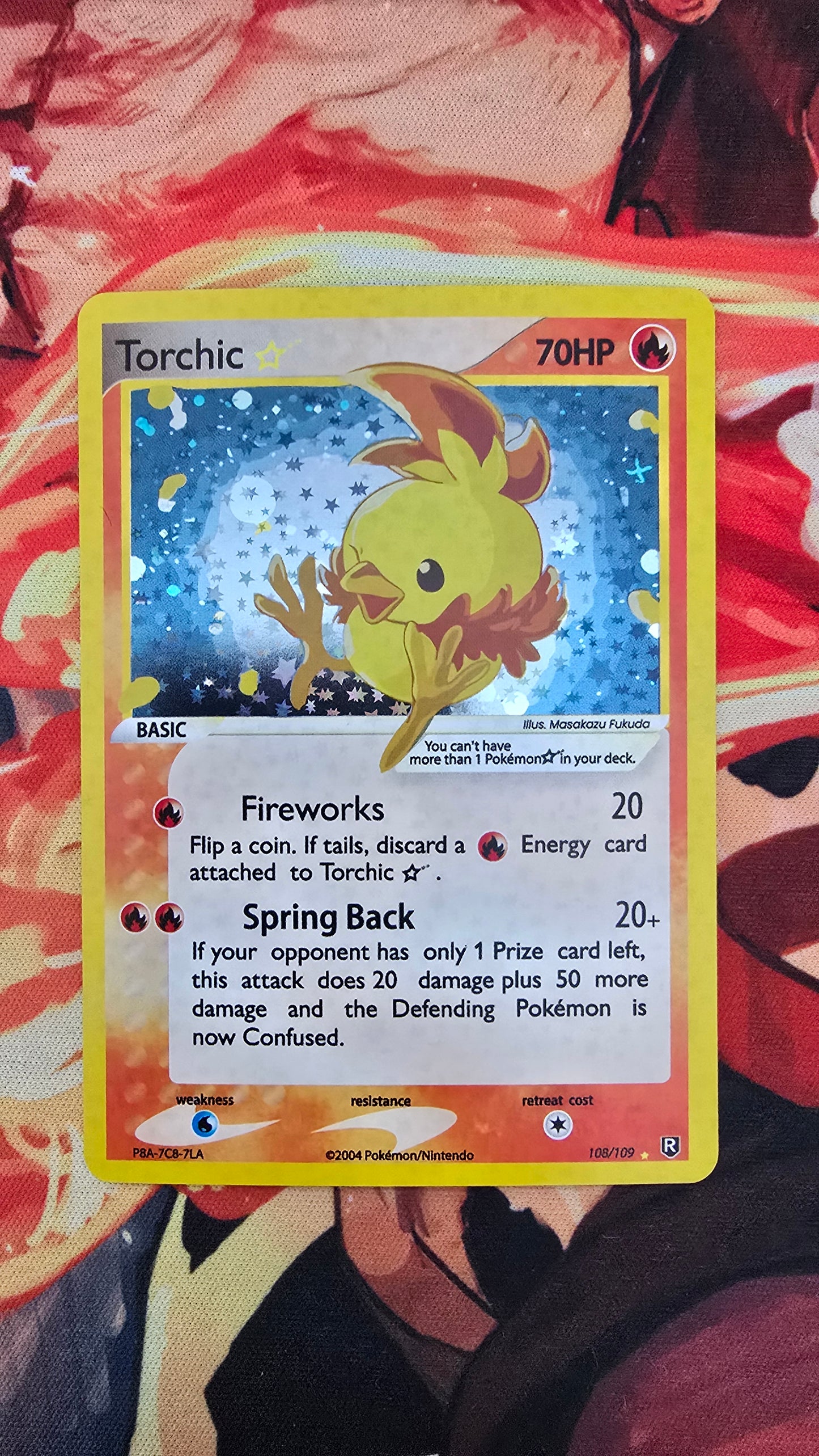 Pokemon Gold Star Proxy Card