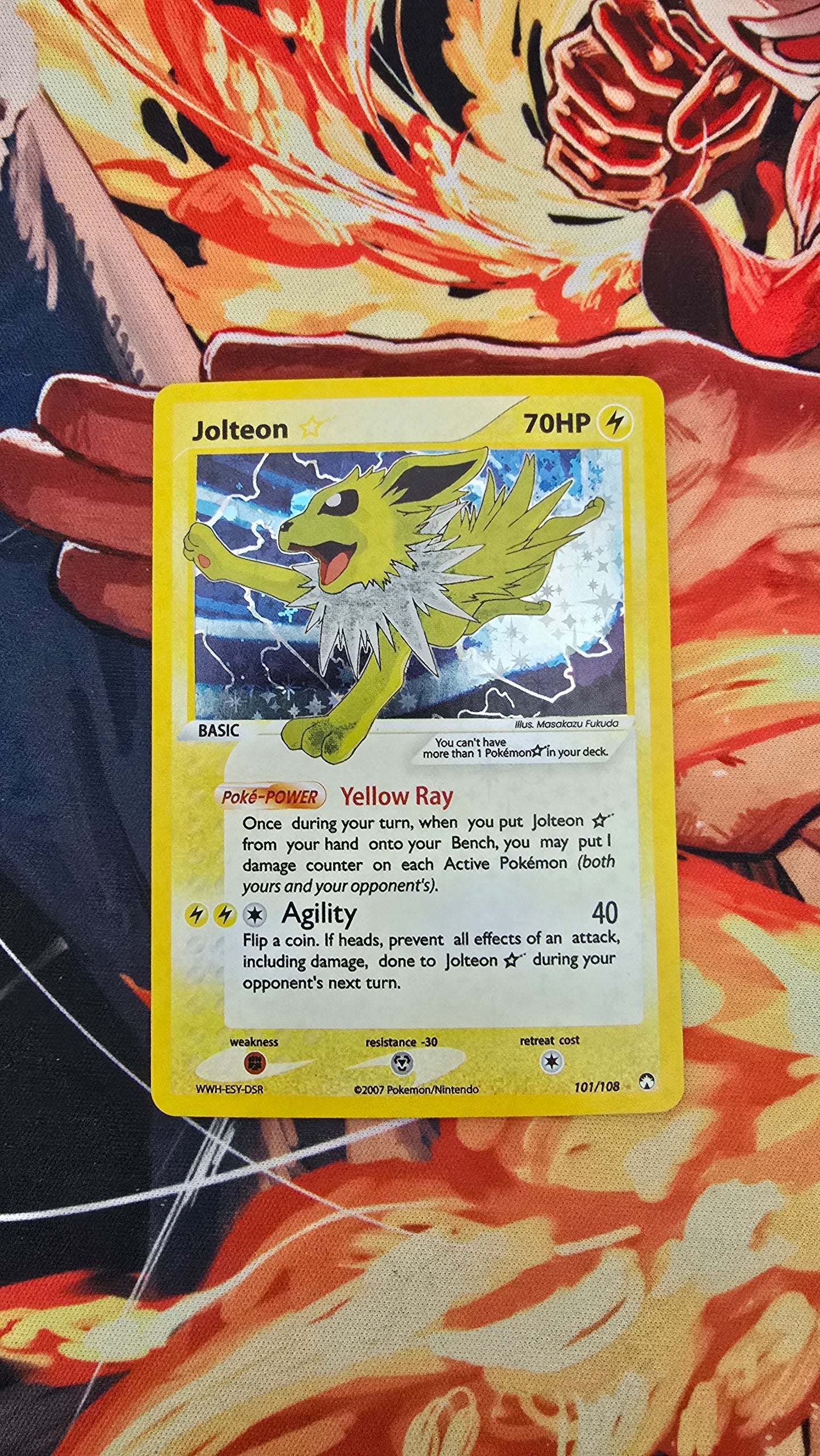 Pokemon Gold Star Proxy Card