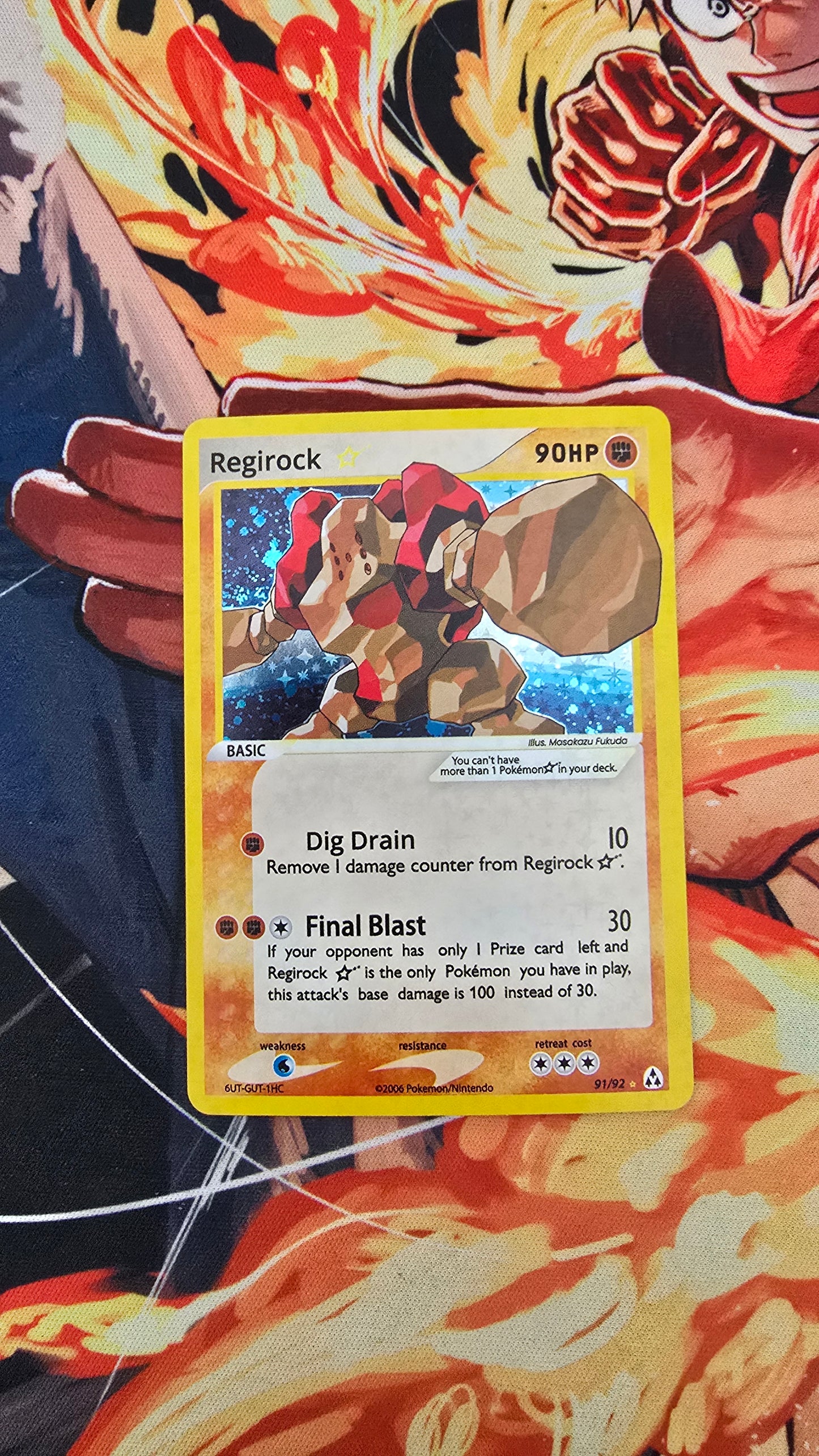 Pokemon Gold Star Proxy Card