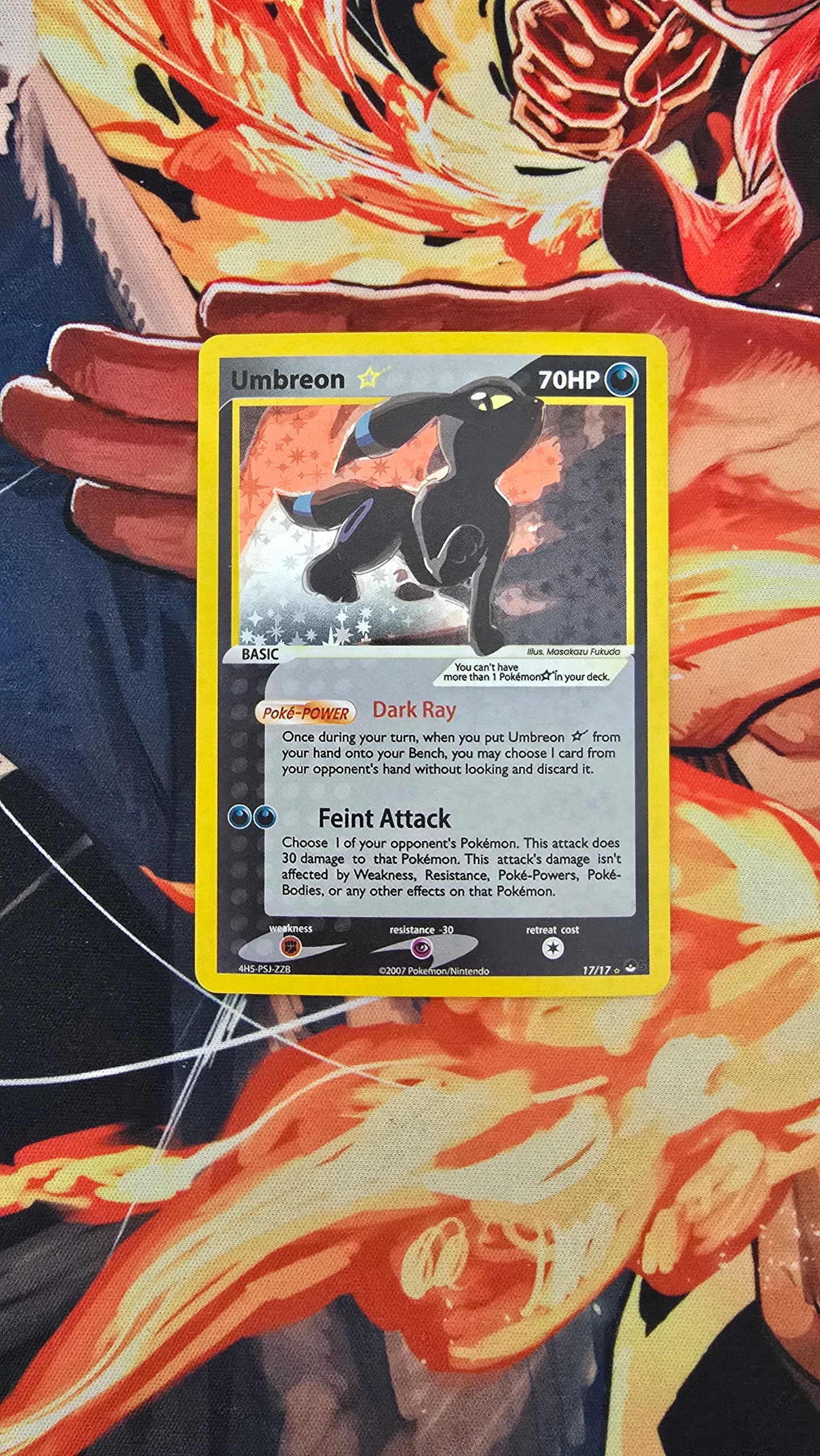 Pokemon Gold Star Proxy Card