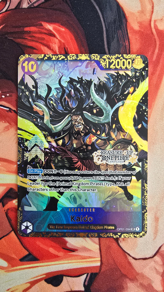 Kaido OP01-094 Top Prize Flagship TCG Textured Premium Promo OP English One Piece Proxy