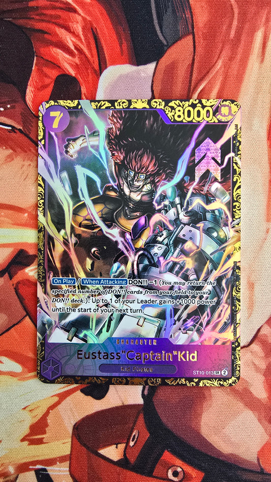 Eustass Captain Kidd ST10-013 Top Prize Flagship TCG Textured Premium Promo OP English One Piece Proxy