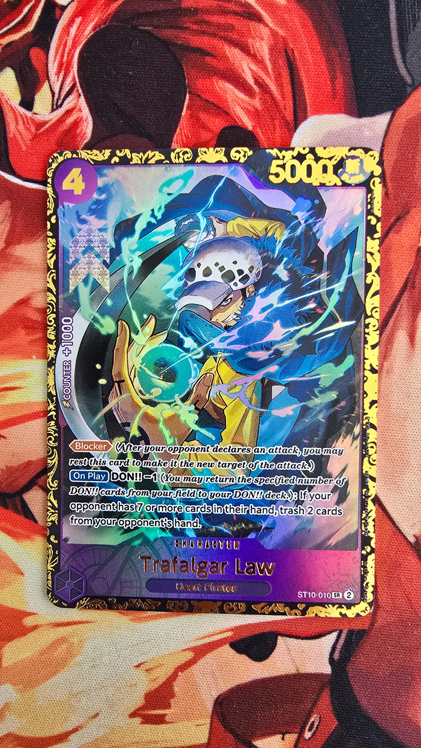 law deck one piece tcg Trafalgar Law ST10-010 Top Prize Flagship TCG Textured Premium Promo O – OP Proxies TCG