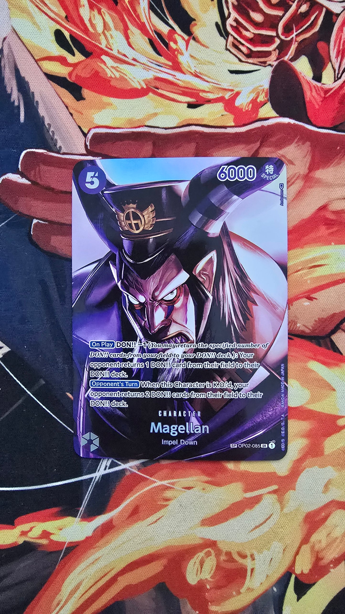 Custom Made Magellan SP OP02-085 One Piece Card Game OP TCG Proxy
