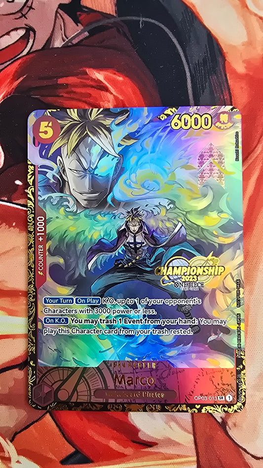 Marco OP03-013 Top Prize Flagship TCG Textured Premium Promo OP English One Piece Proxy