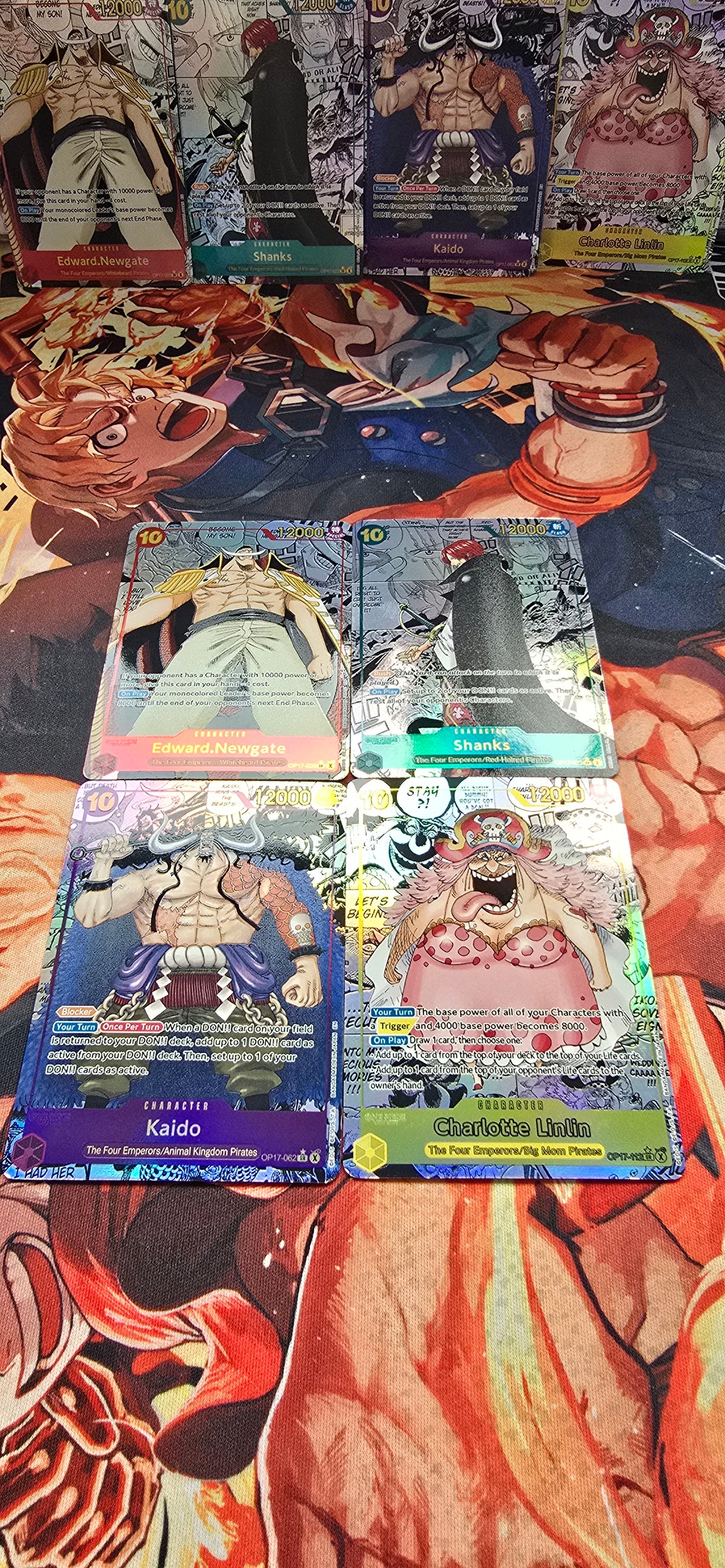 Premium Quality Textured One Piece Manga Cards OP01 - OP17 EB01 - EB04 PRB01 - PRB02 OPTCG English Proxy