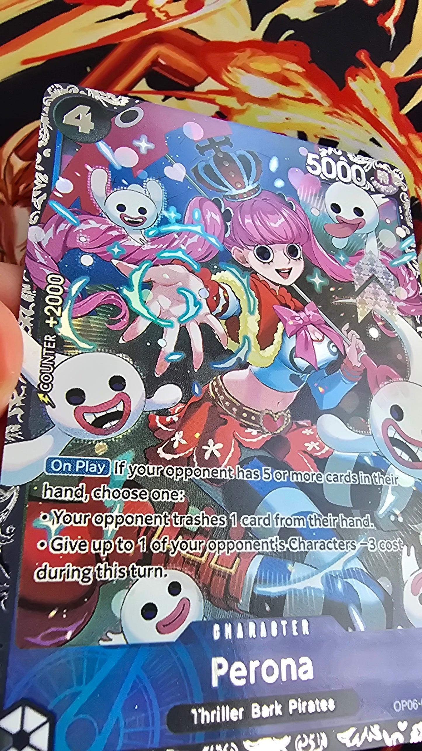 Perona OP06-093 Top Prize Flagship TCG Textured Premium Promo OP English One Piece Proxy